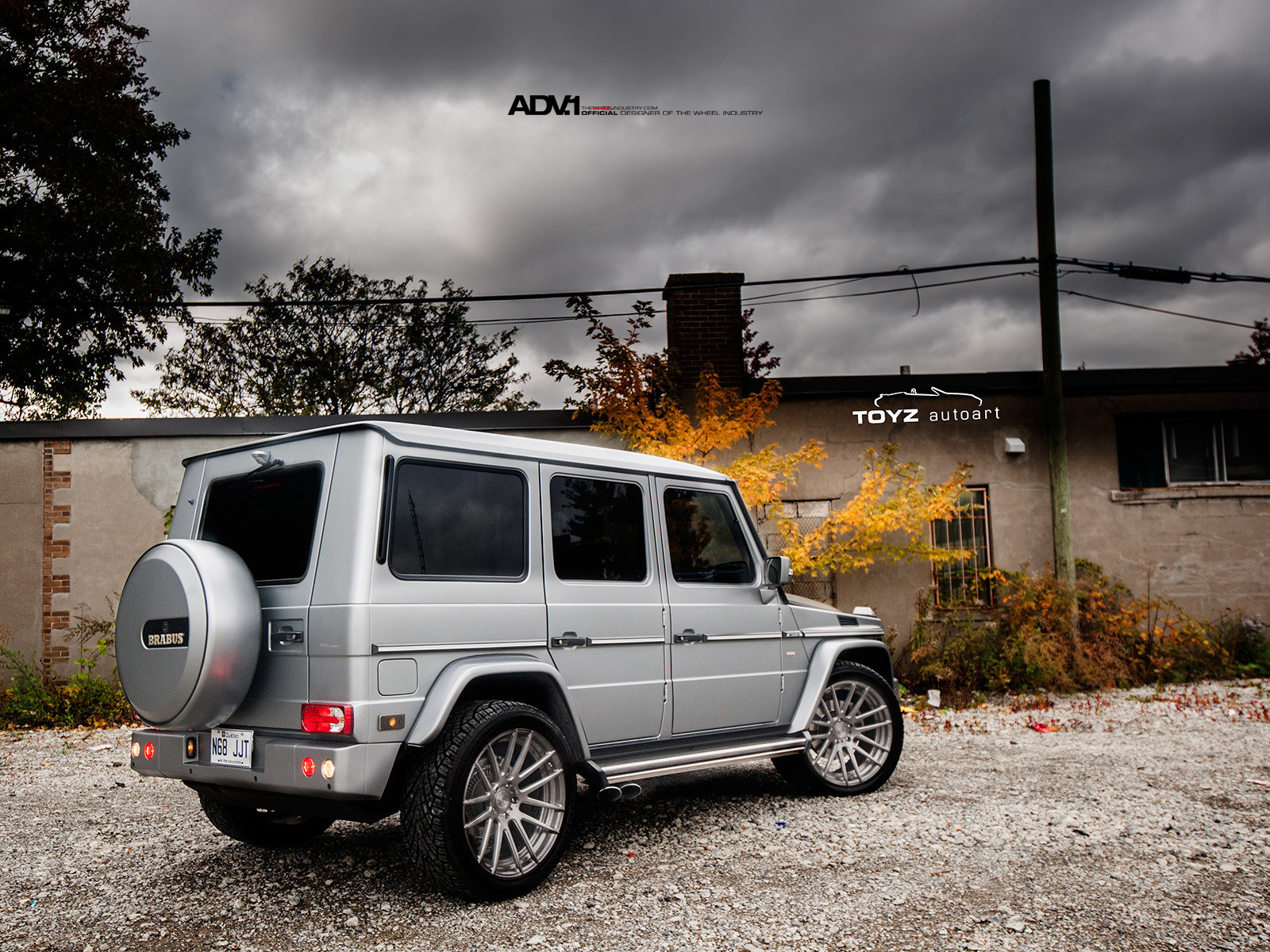 Mercedes G-Wagen Brabus Side Swept Exhaust - Photo by ADV.1