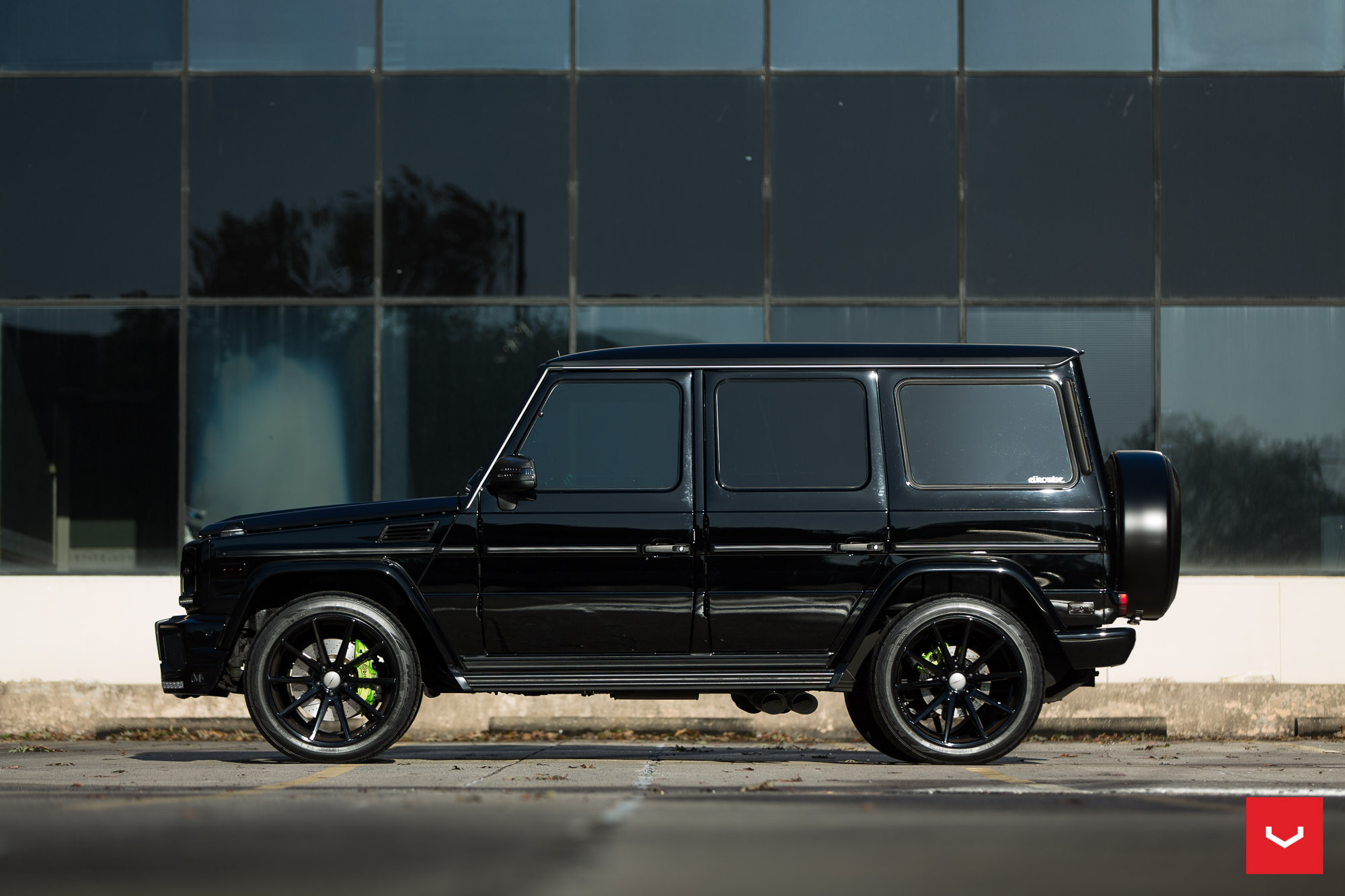 Black VFS Vossen Rims on Mercedes G Class - Photo by Vossen