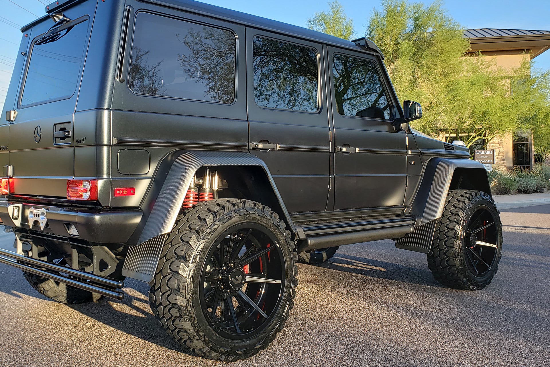 Lifted Mercedes G Class Goes in Style Wearing Matte Black Exterior ...