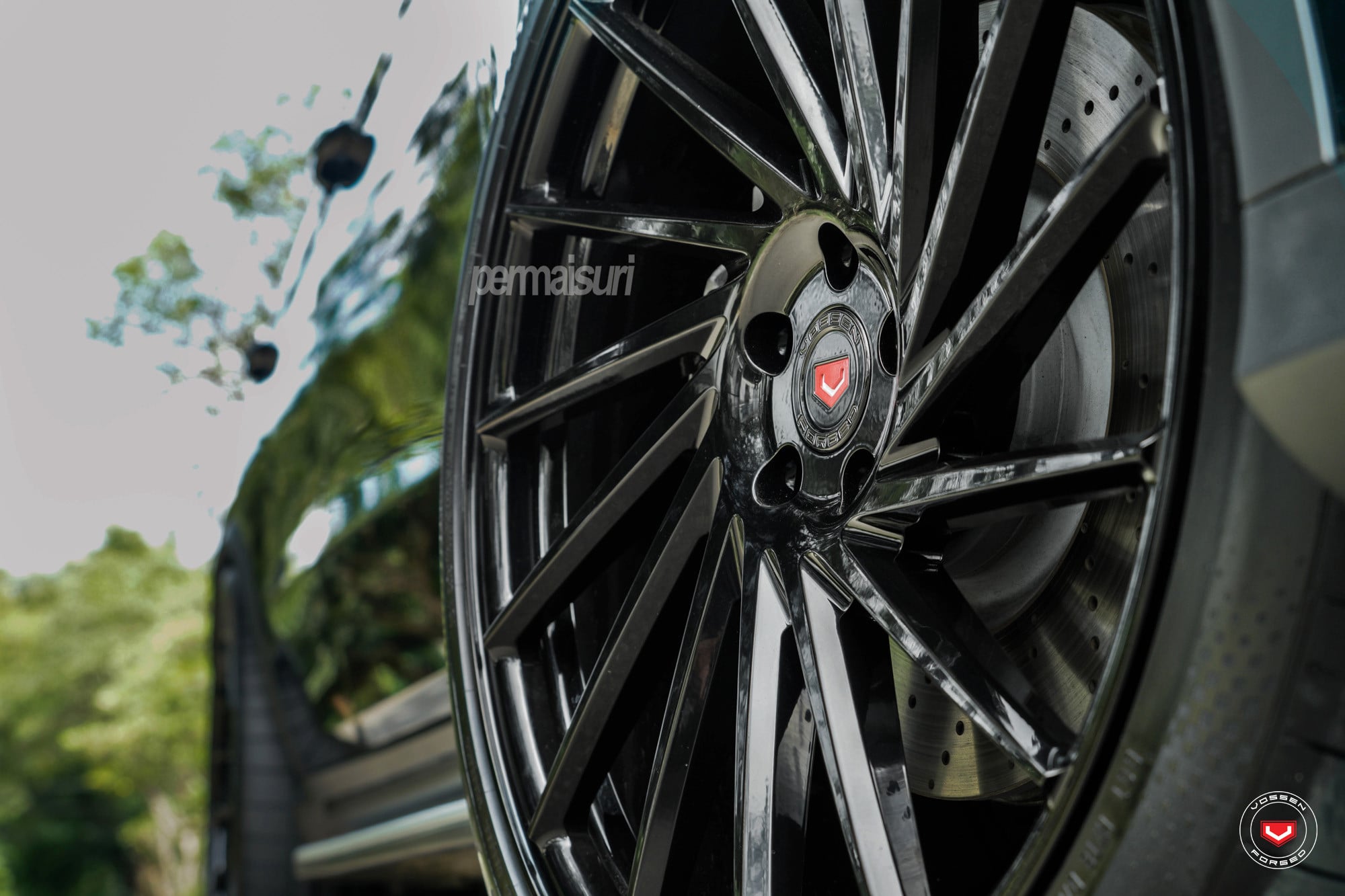 Black Mercedes GLE with Custom Forged Vossen Rims - Photo by Vossen