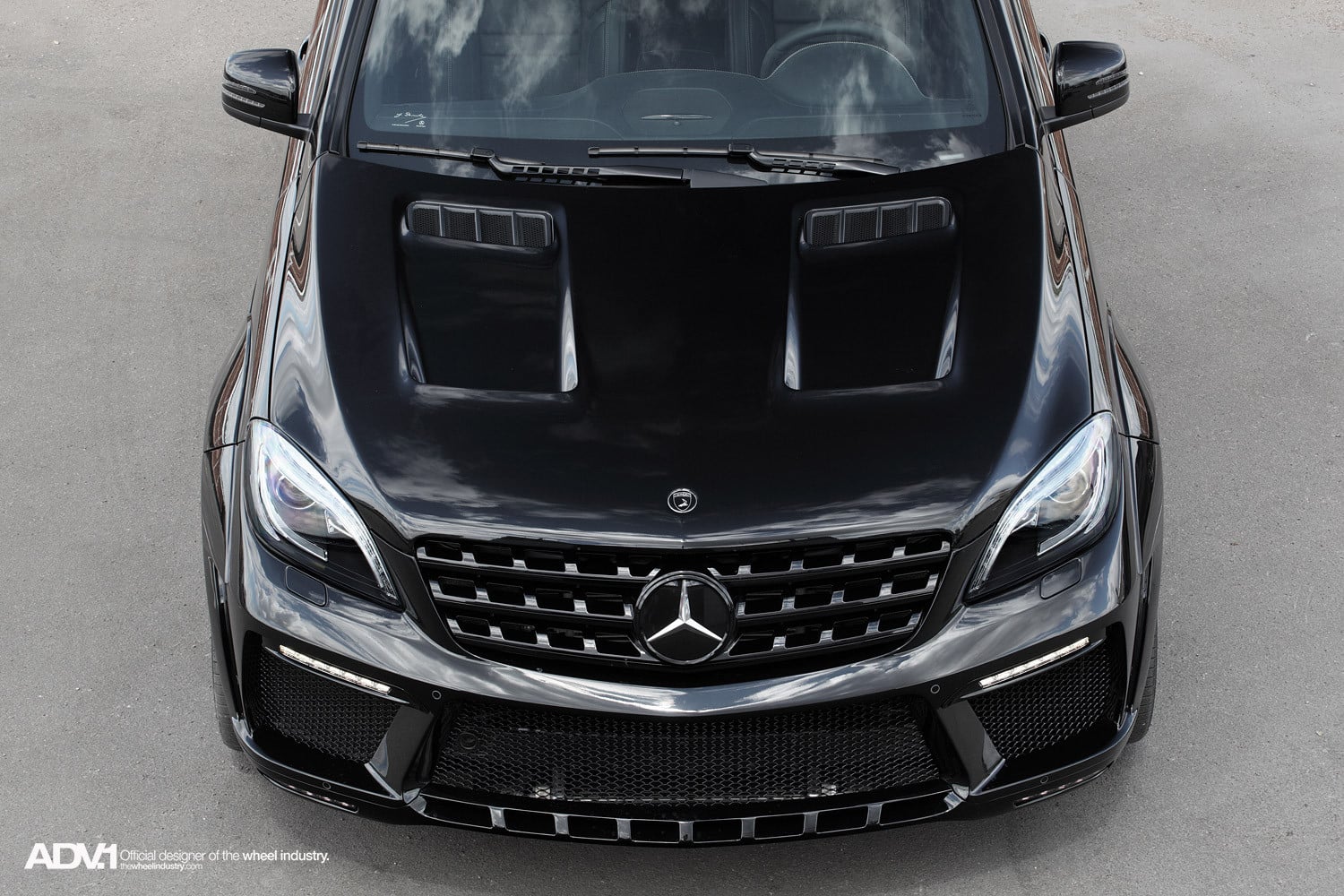 Custom Hood For Mercedes M-Class - Photo by ADV.1