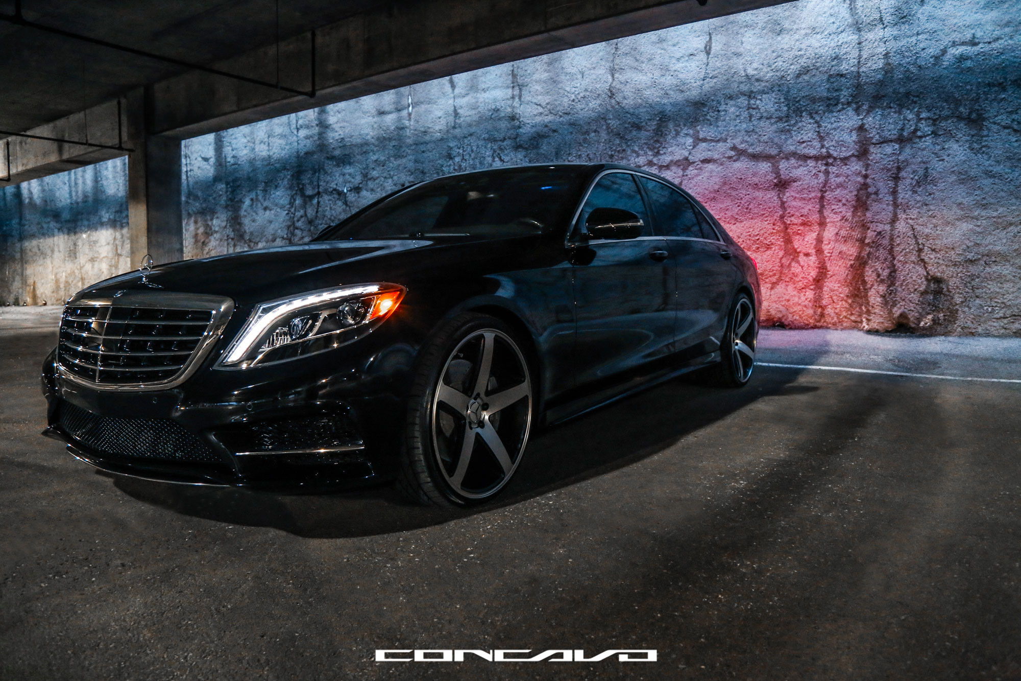 Mercedes S-Class LED Headlights - Photo by Concavo
