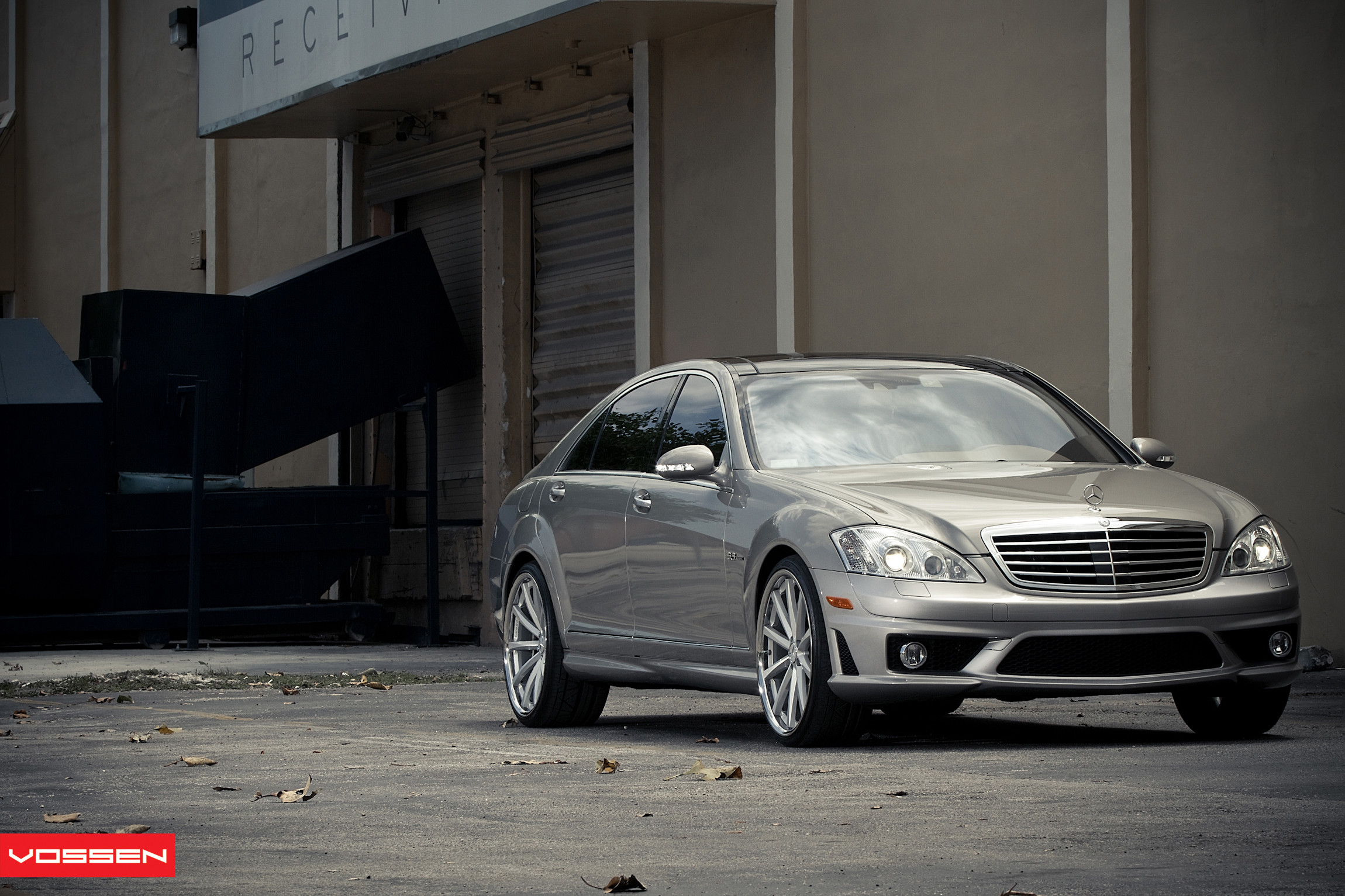 CV Vossen Chrome Rims on Custom Mercedes S Class - Photo by Vossen
