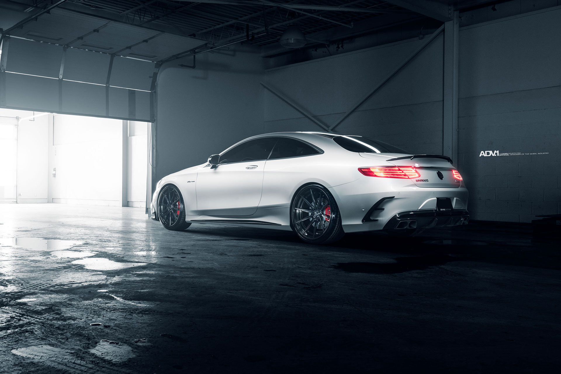 Brabus S63 Coupe With Custom Wheels - Photo by ADV.1