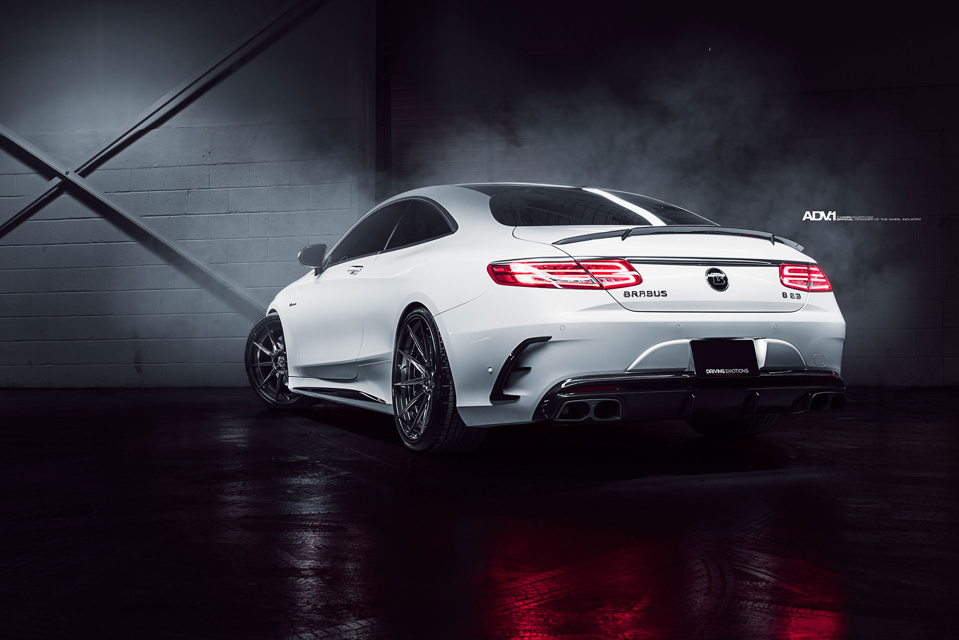 Mercedes S63 Coupe Brabus Custom Rear Diffuser - Photo by ADV.1