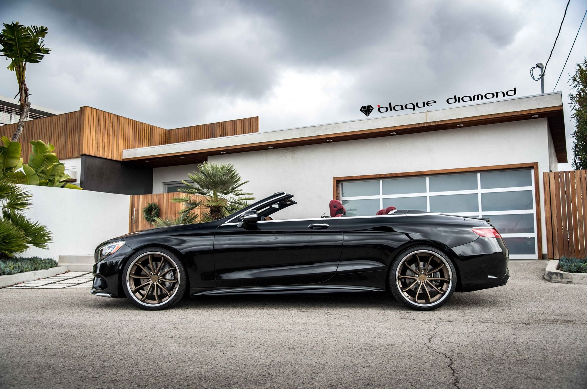 Ride of the Super Hero: Custom Black Convertible Mercedes S Class ...