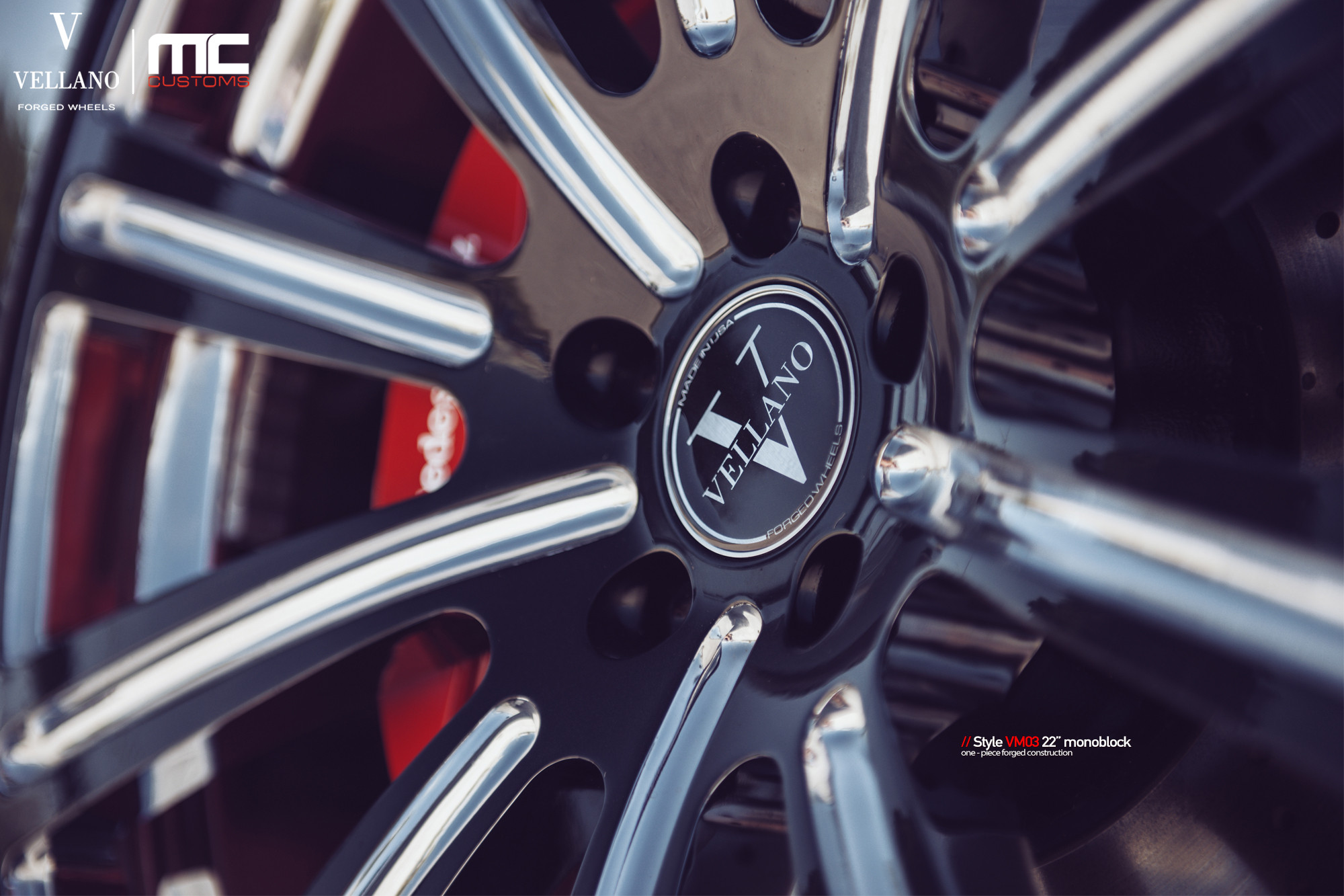 Black Mercedes S-Class with VM03 Vellano Wheels - Photo by Vellano