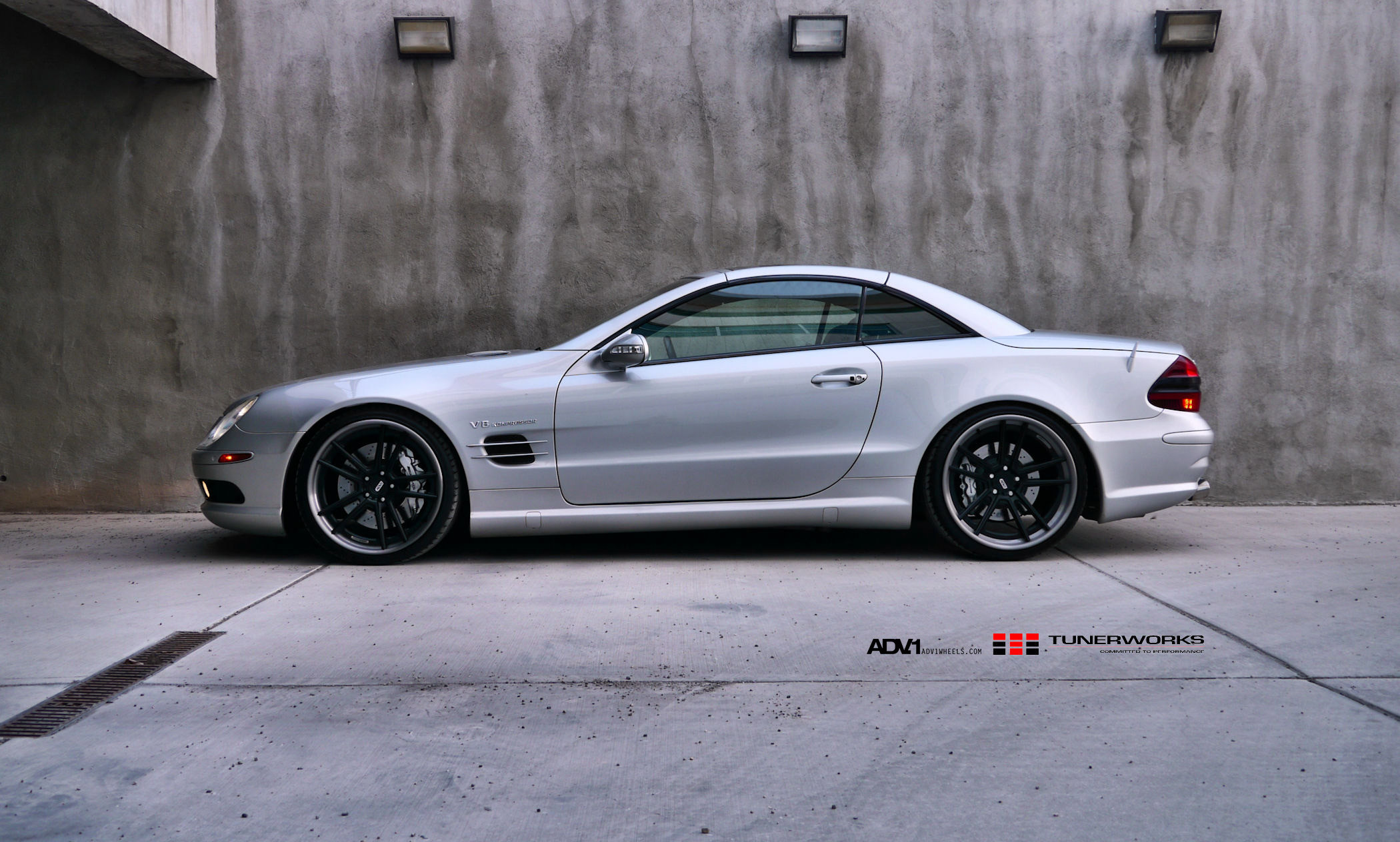 Silver Mercedes SL Class Bumper Air Ducts - Photo by ADV.1
