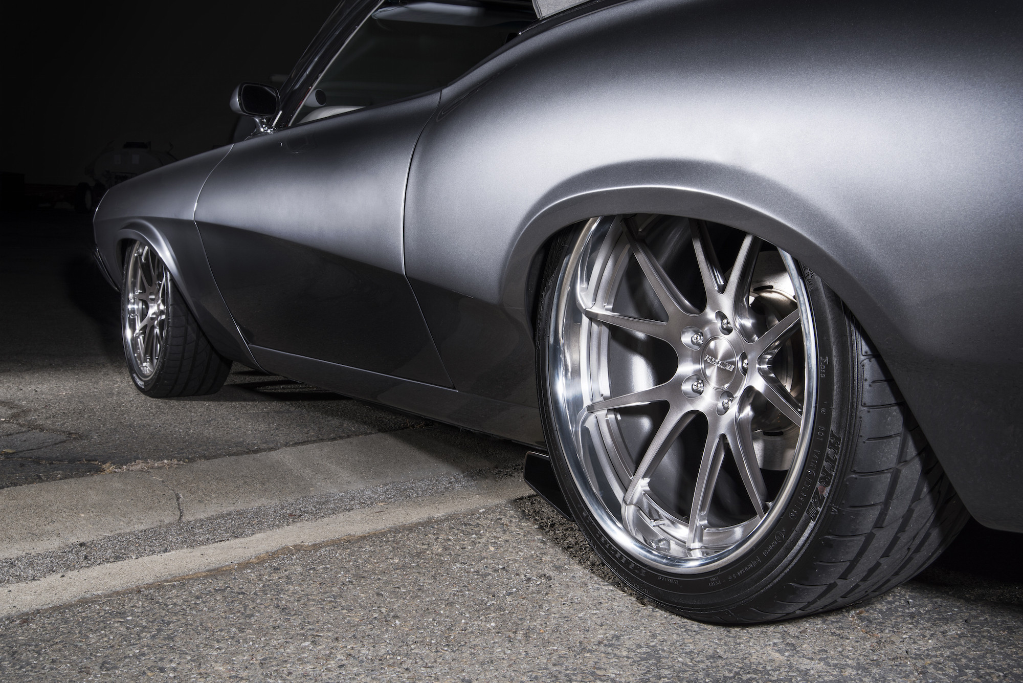 Custom Black Mercury Cougar with Forgeline Rims - Photo by Forgeline Motorsports