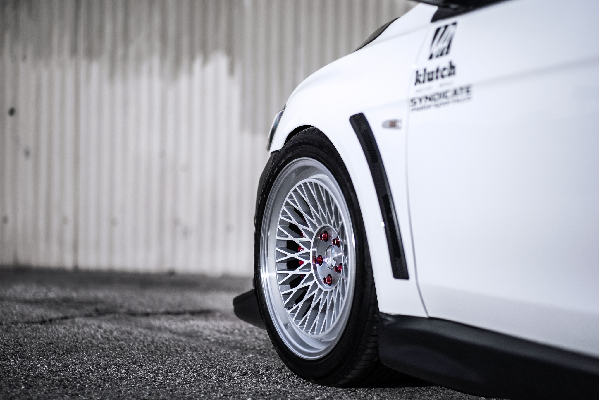Klutch Rims on Lancer EVO X - Photo by ADV.1