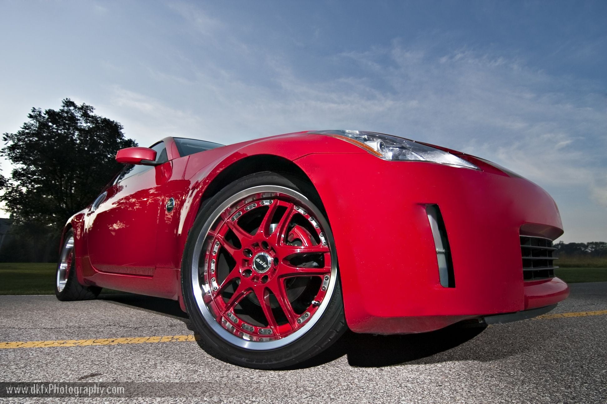Nissan 350z Vermelho Fosco Red On Red Nissan 350Z Beautified