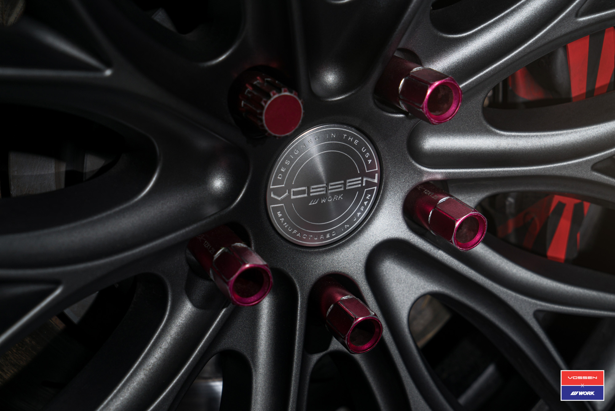 Red Nissan GT-R with 20 Inch VWS Vossen Rims - Photo by Vossen