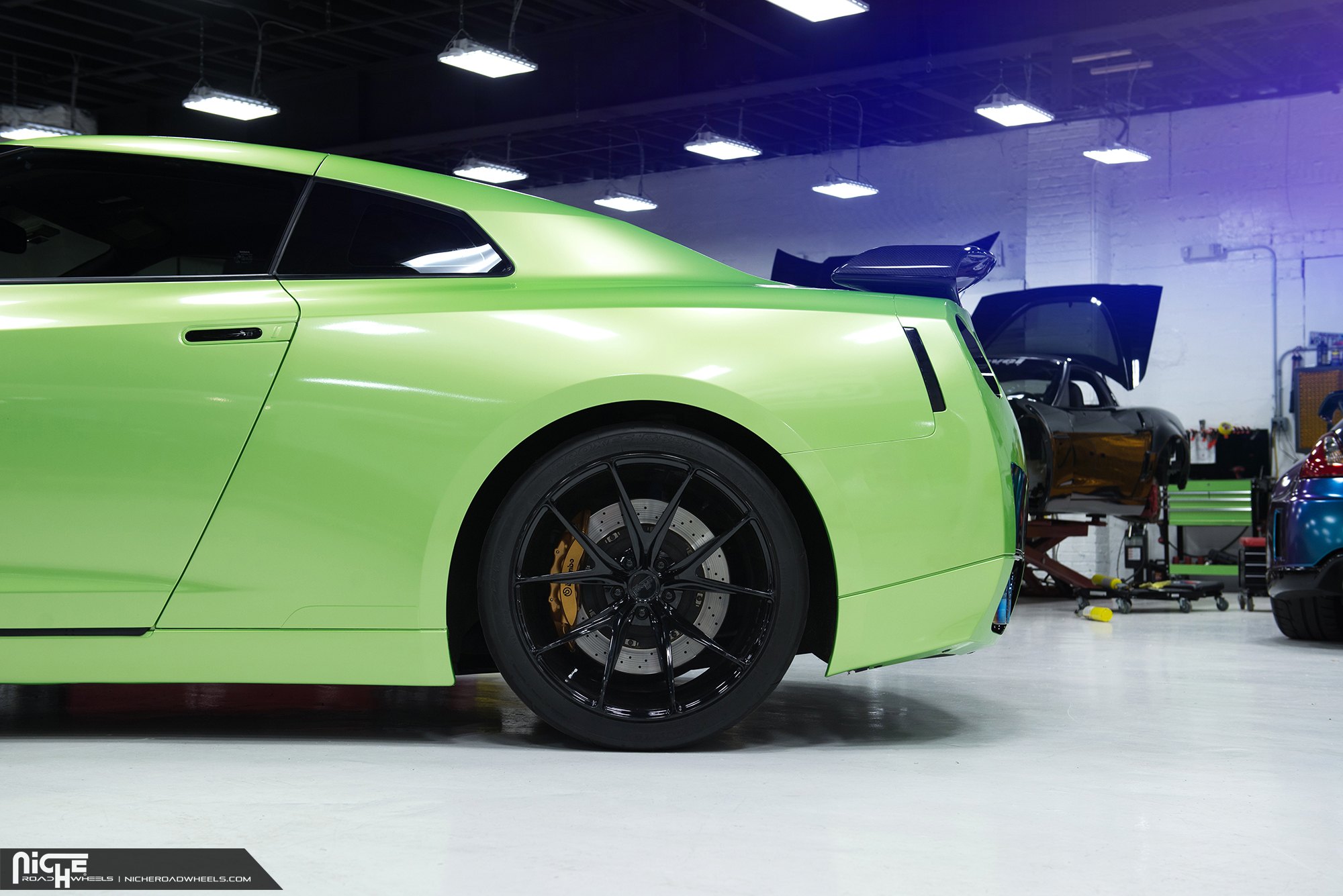 Lime Green Madness - Nissan GT-R With a Custom Vinyl Wrap