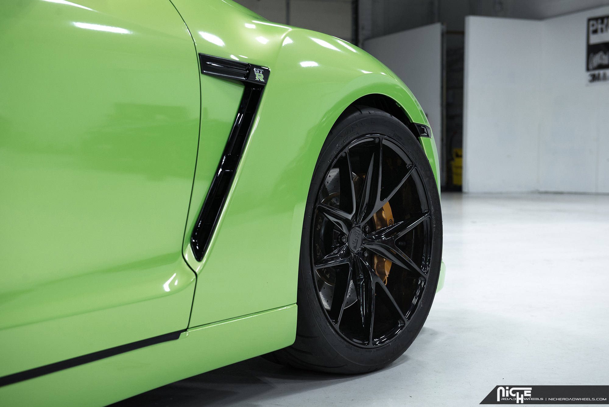 Lime Green Madness - Nissan GT-R With a Custom Vinyl Wrap