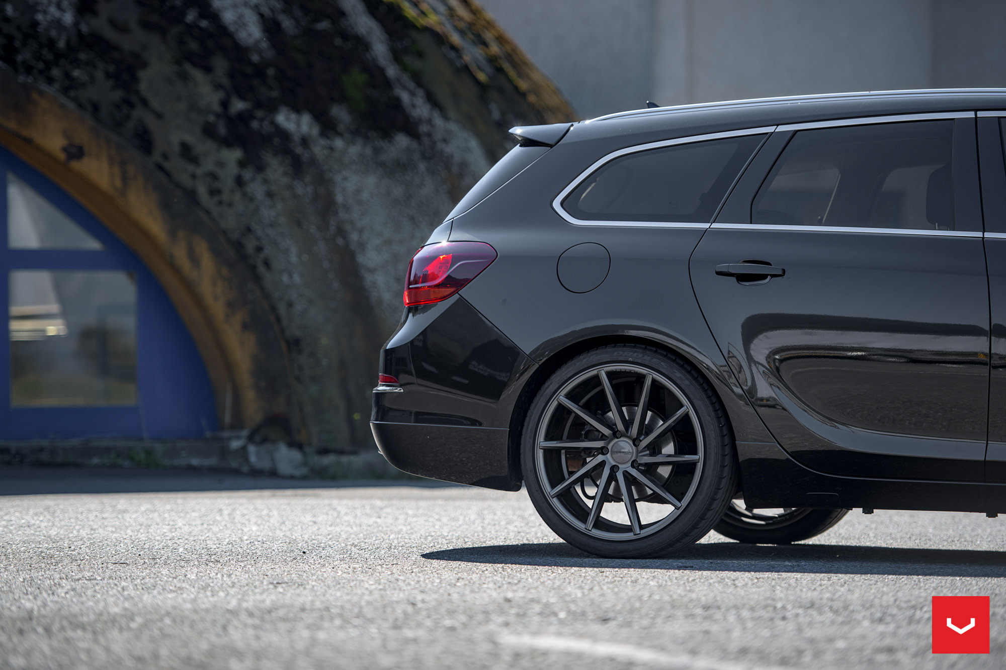 Dark Smoke CVT Vossen Rims on Opel Astra - Photo by Vossen