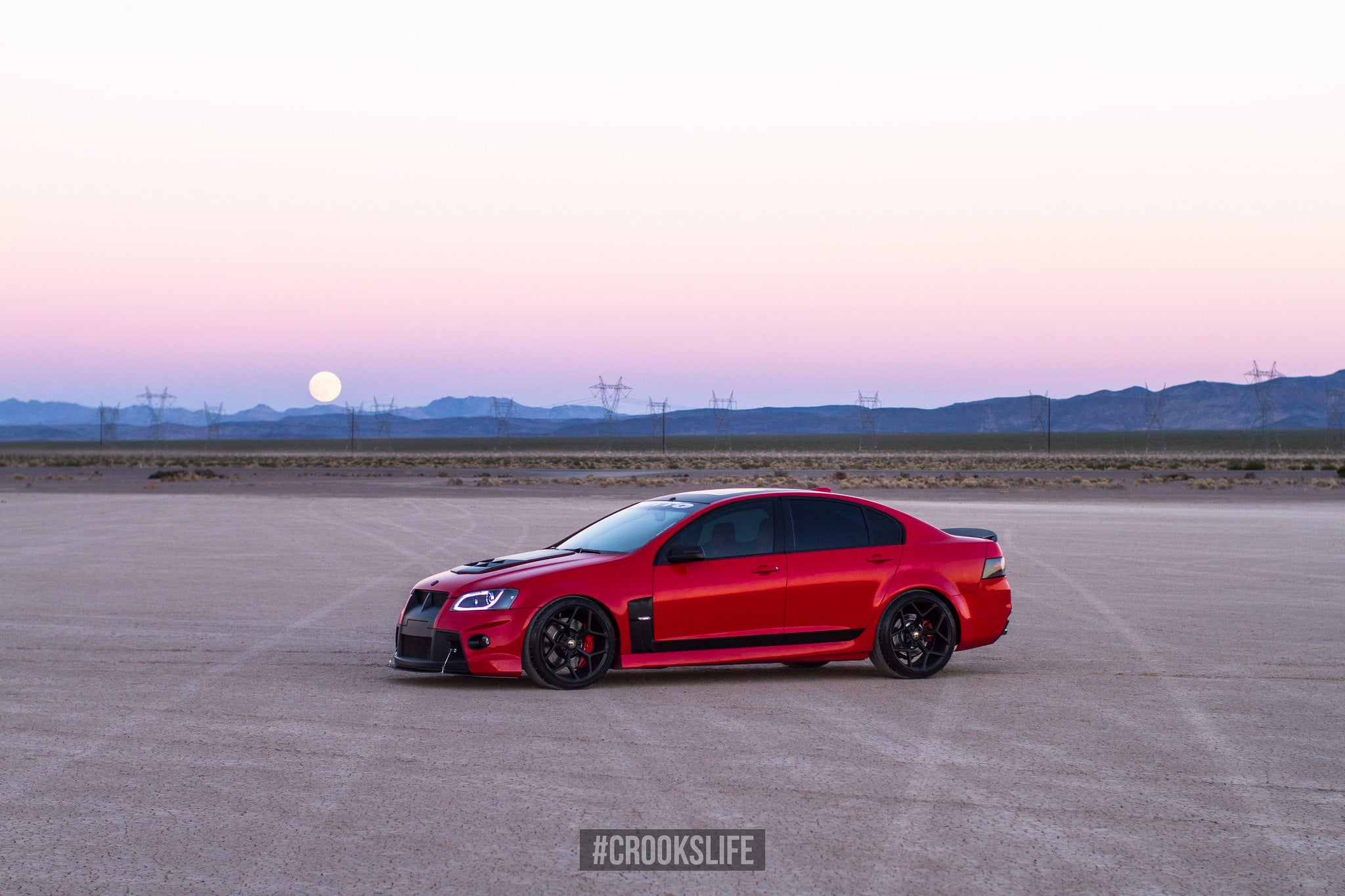 Custom Black Wheels on Supercharged Pontiac G8 - Photo by Jimmy Crook