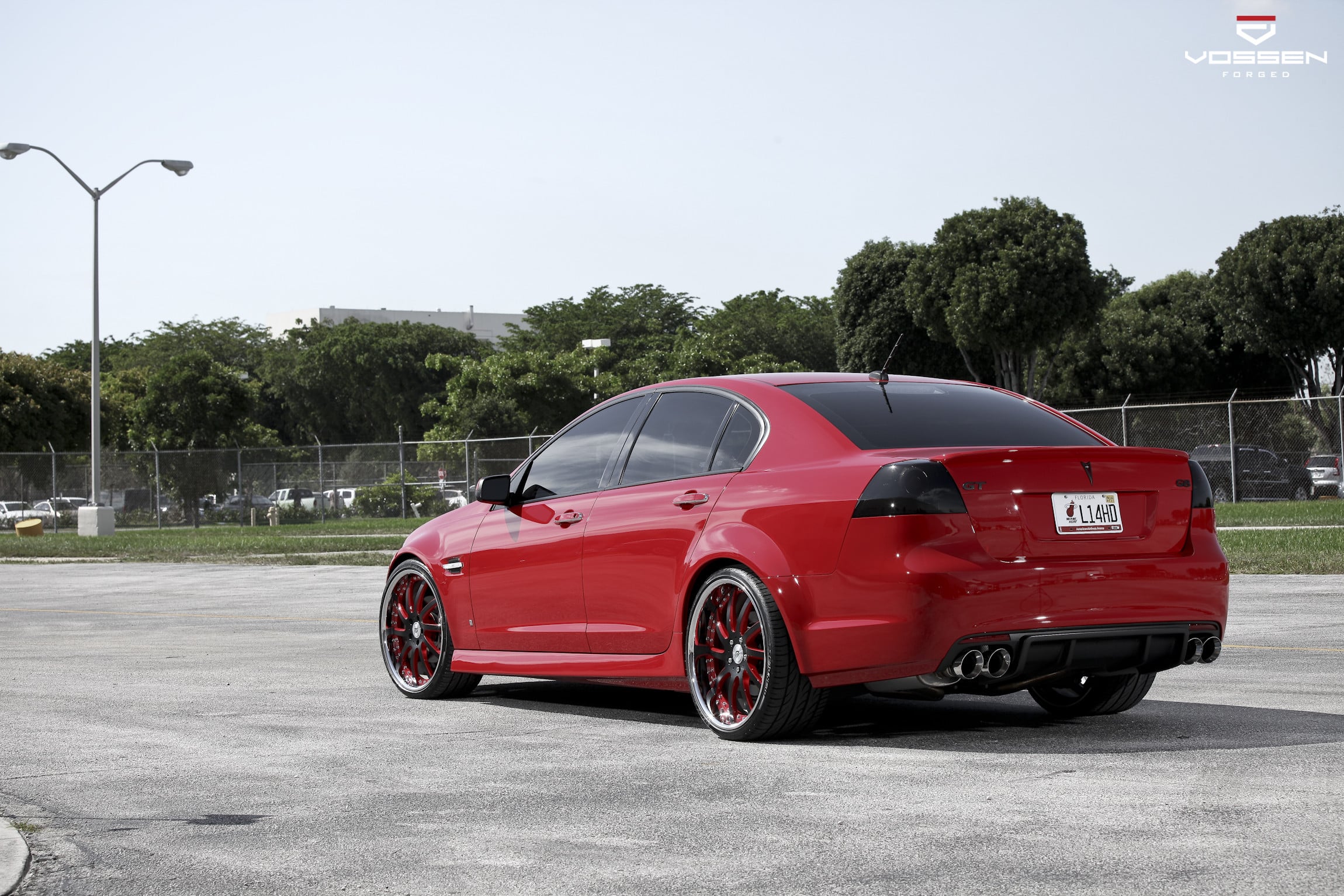 Make Over of Red Pontiac G8 Equipped With Vossen Custom Wheels | CARiD ...