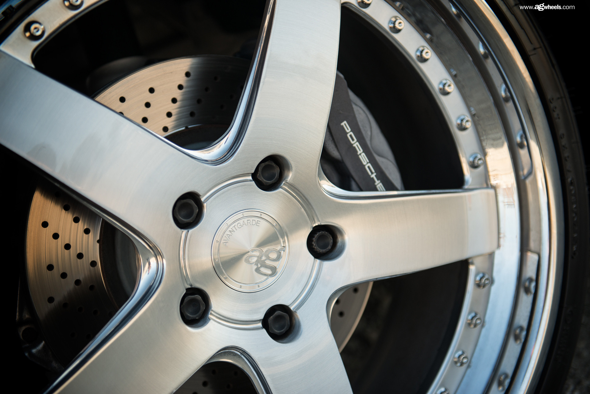 Avant Garder Rims and Porsche Brake Calipers - Photo by Avant Garde