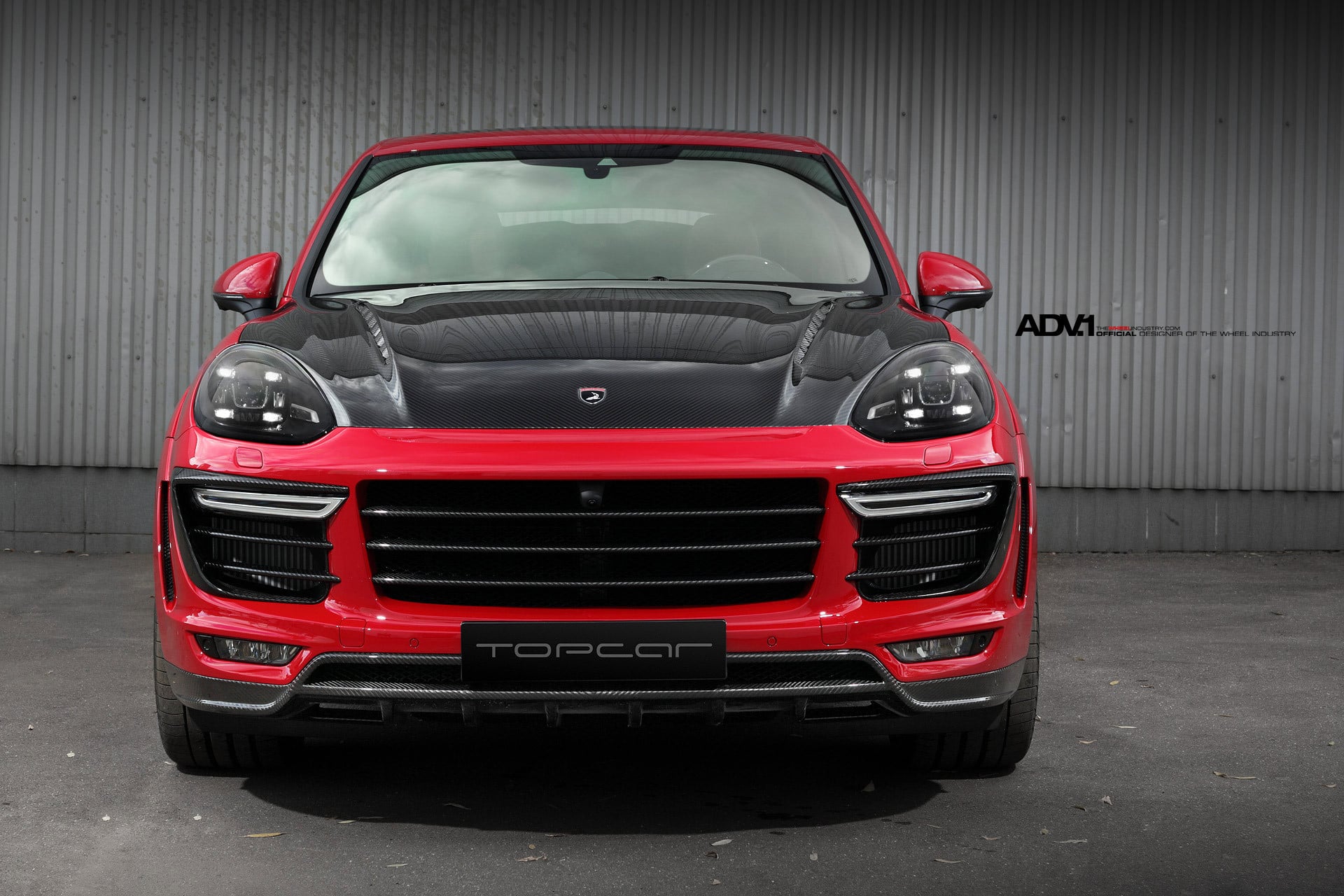 Porsche Cayenne Carbon Fiber Grille - Photo by ADV.1