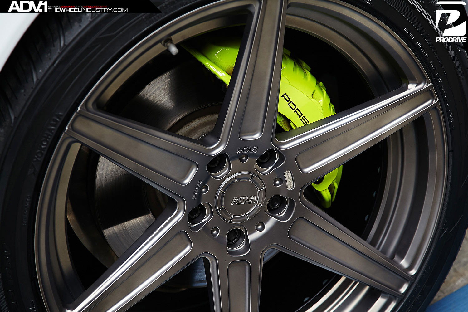 Polished Smoke ADV6 Wheels on White Porsche Cayenne - Photo by ADV.1