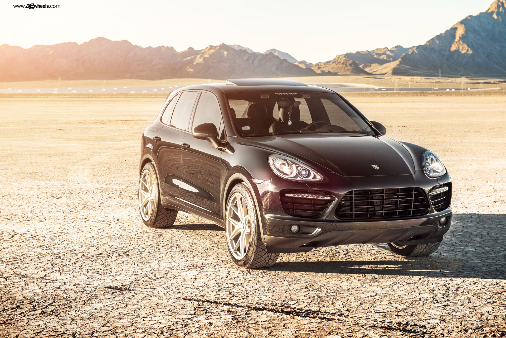 Black Porsche Cayenne on Avant Garde Custom Wheels - Photo by Avant Garde