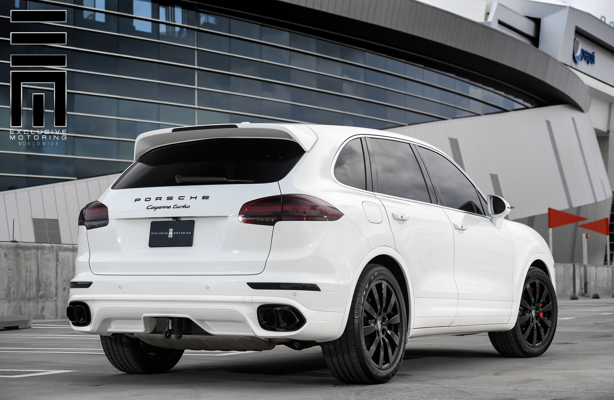 Porsche Cayenne Turbo Custom Rear Valance - Photo by Exclusive Motoring