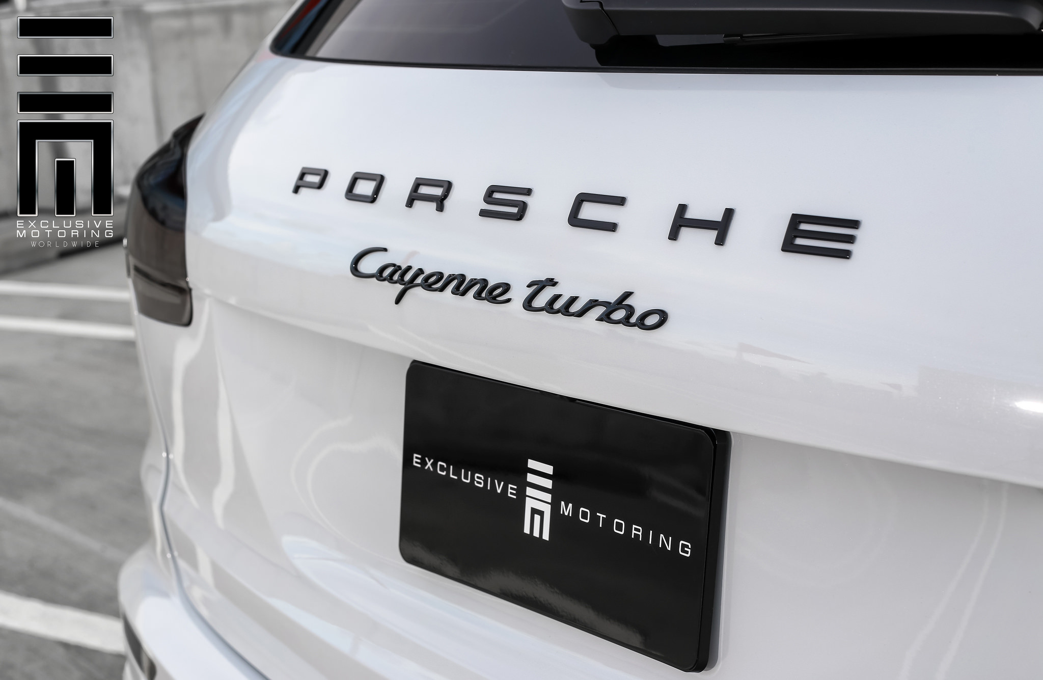 Porsche Cayenne Turbo Black Lettering - Photo by Exclusive Motoring