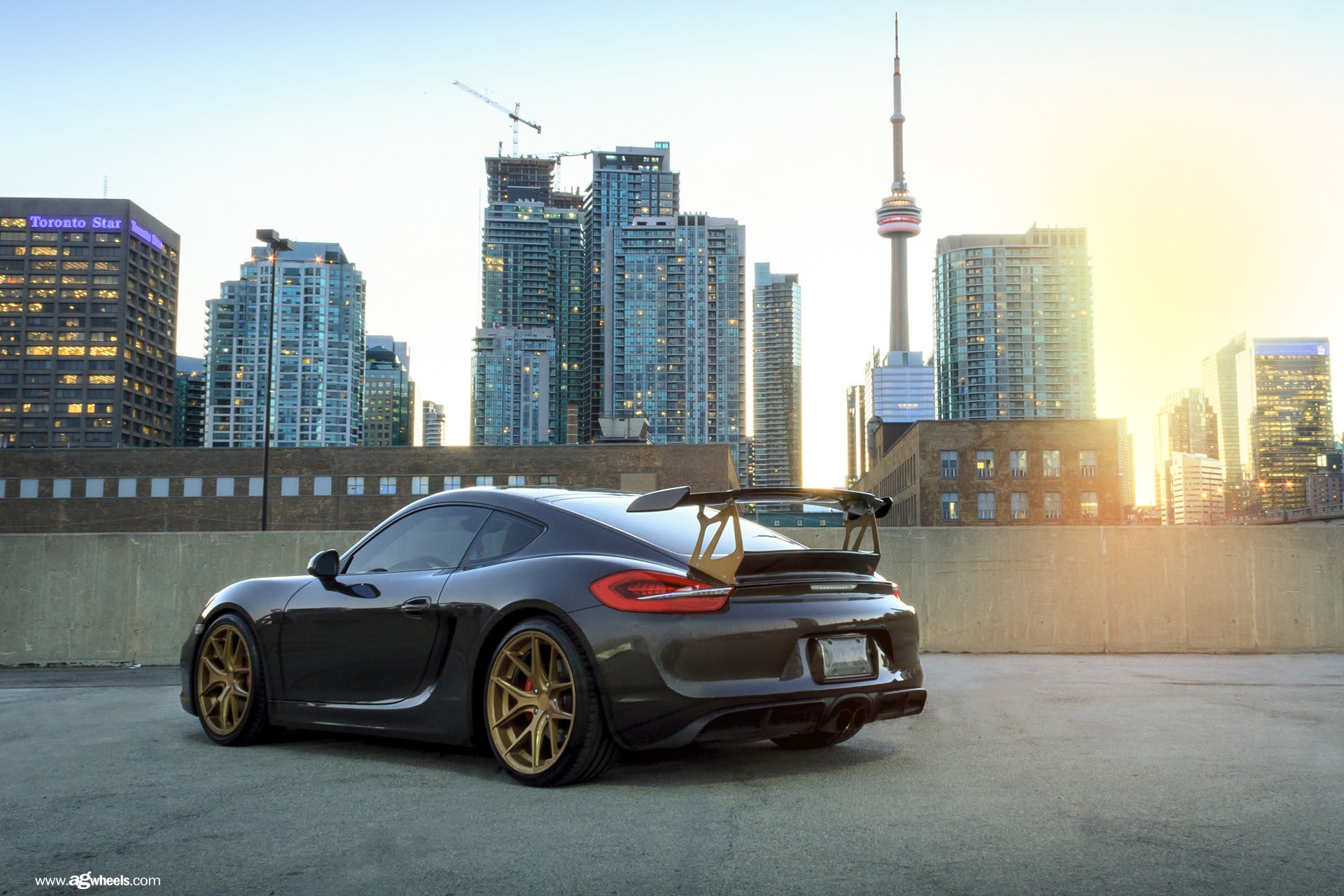 Porsche Cayman On Bronze M510 Rims - Photo by Avant Garde