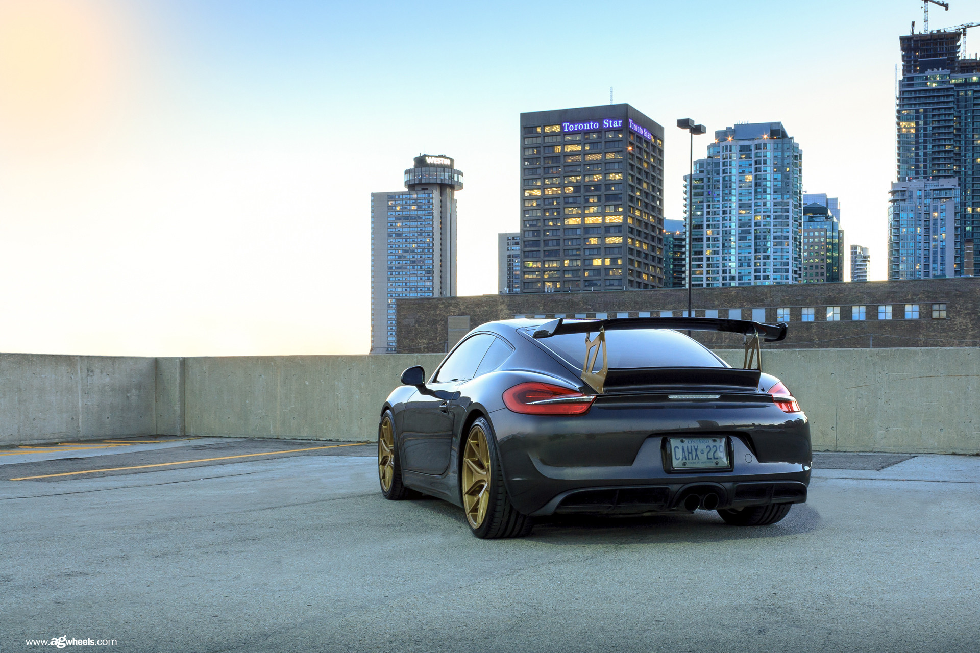 Porsche Cayman Racing Spoiler - Photo by Avant Garde