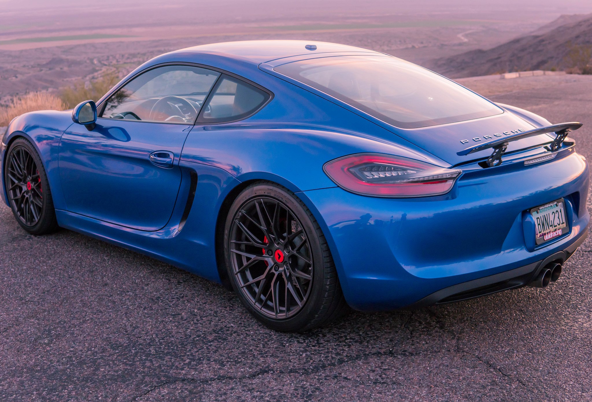 Porsche Cayman s Blue