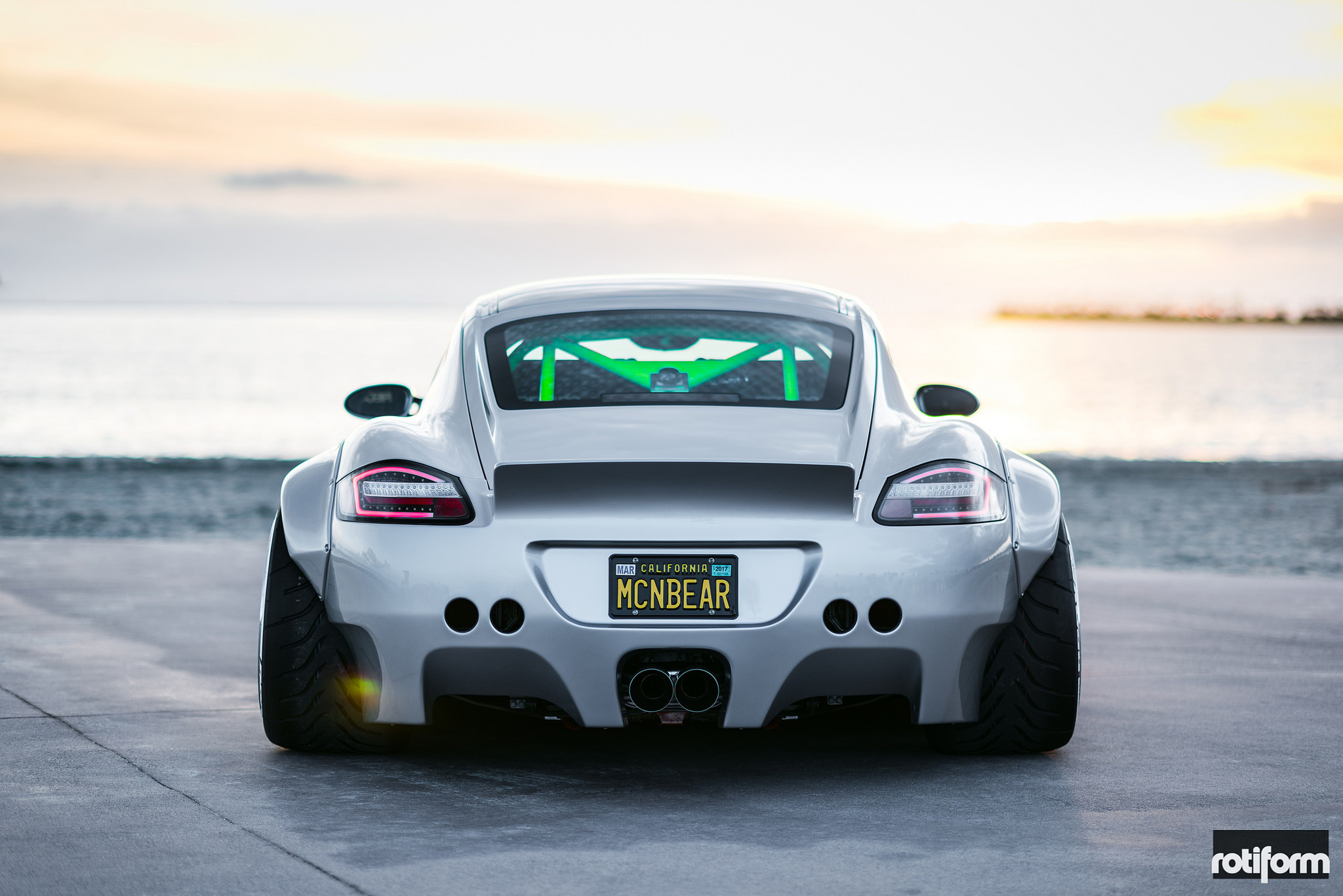 Porsche Cayman Center Exit Exhaust - Photo by Rotiform