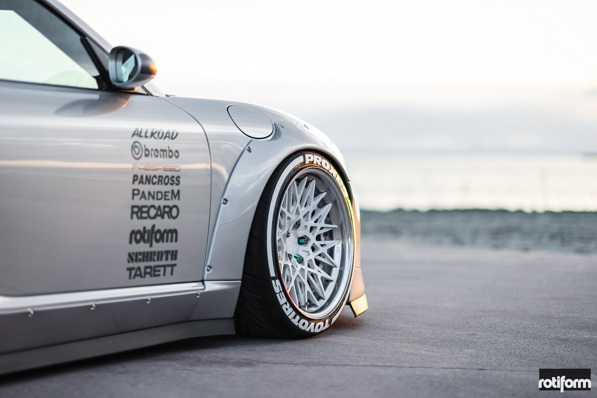 Porsche Cayman Fender Flares - Photo by Rotiform