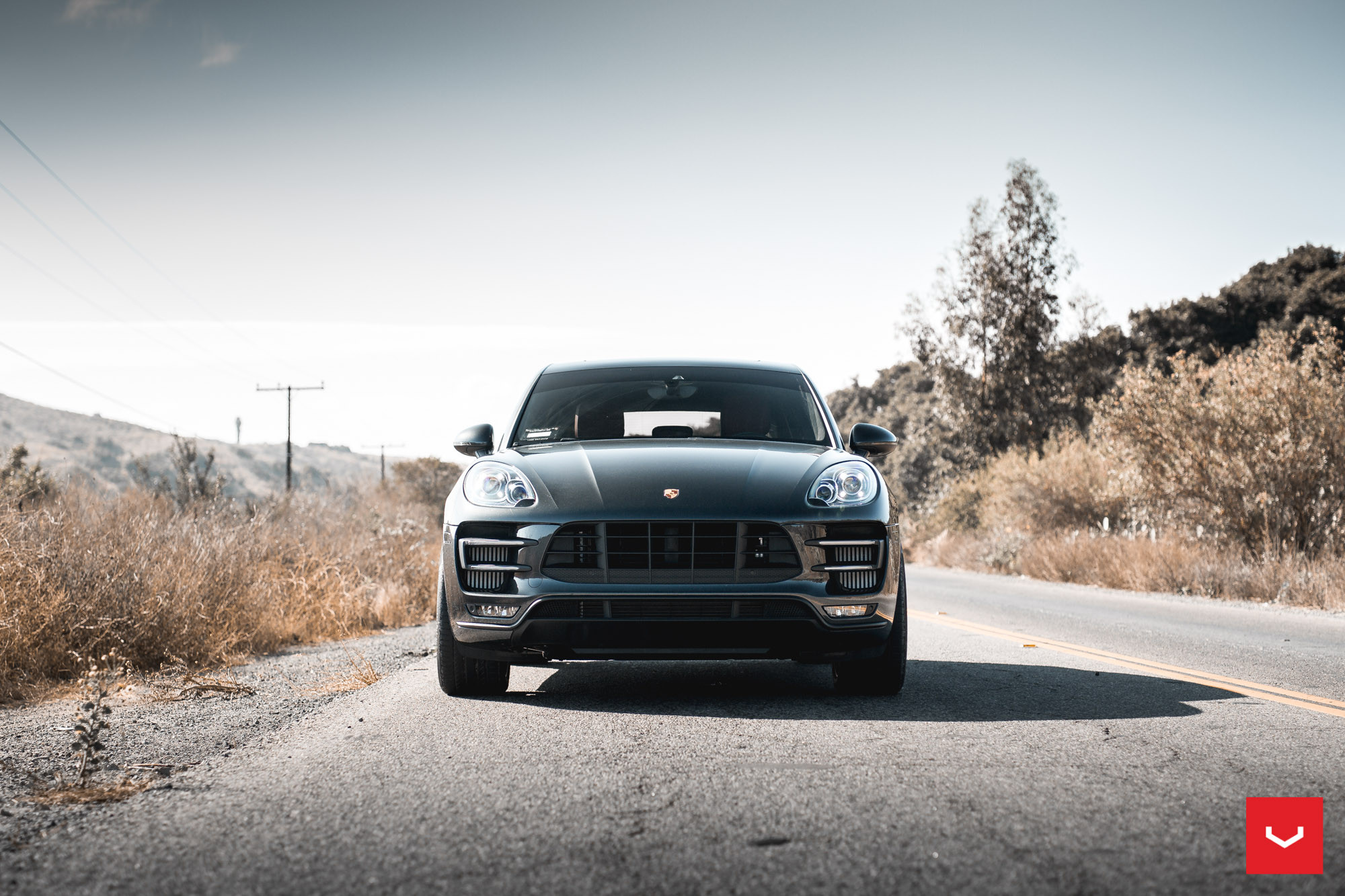 Custom Black Porsche Macan - Photo by Vossen