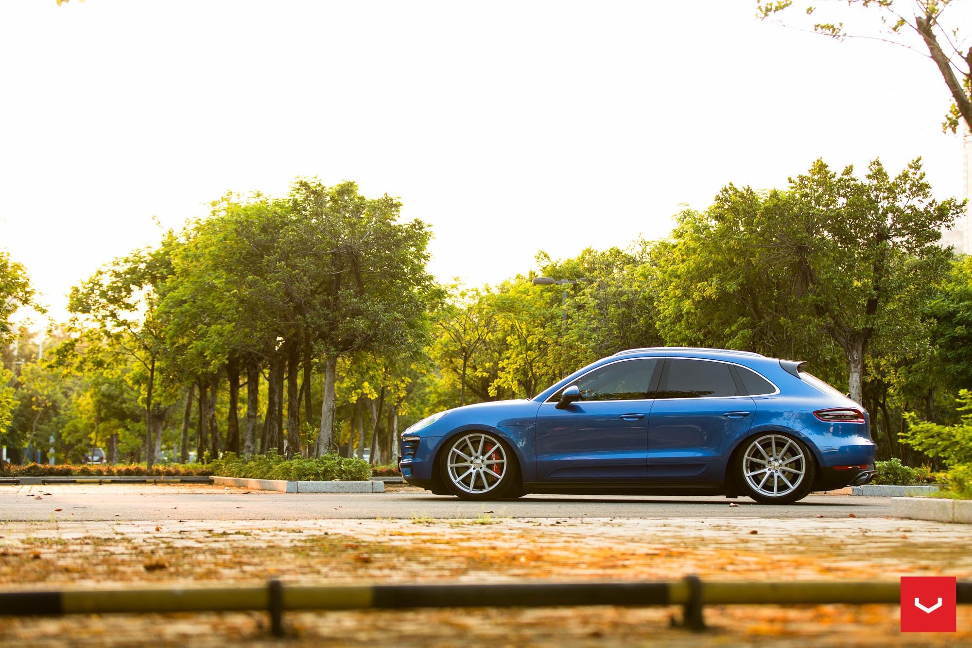 Stanced Porsche Macan - Photo by Vossen