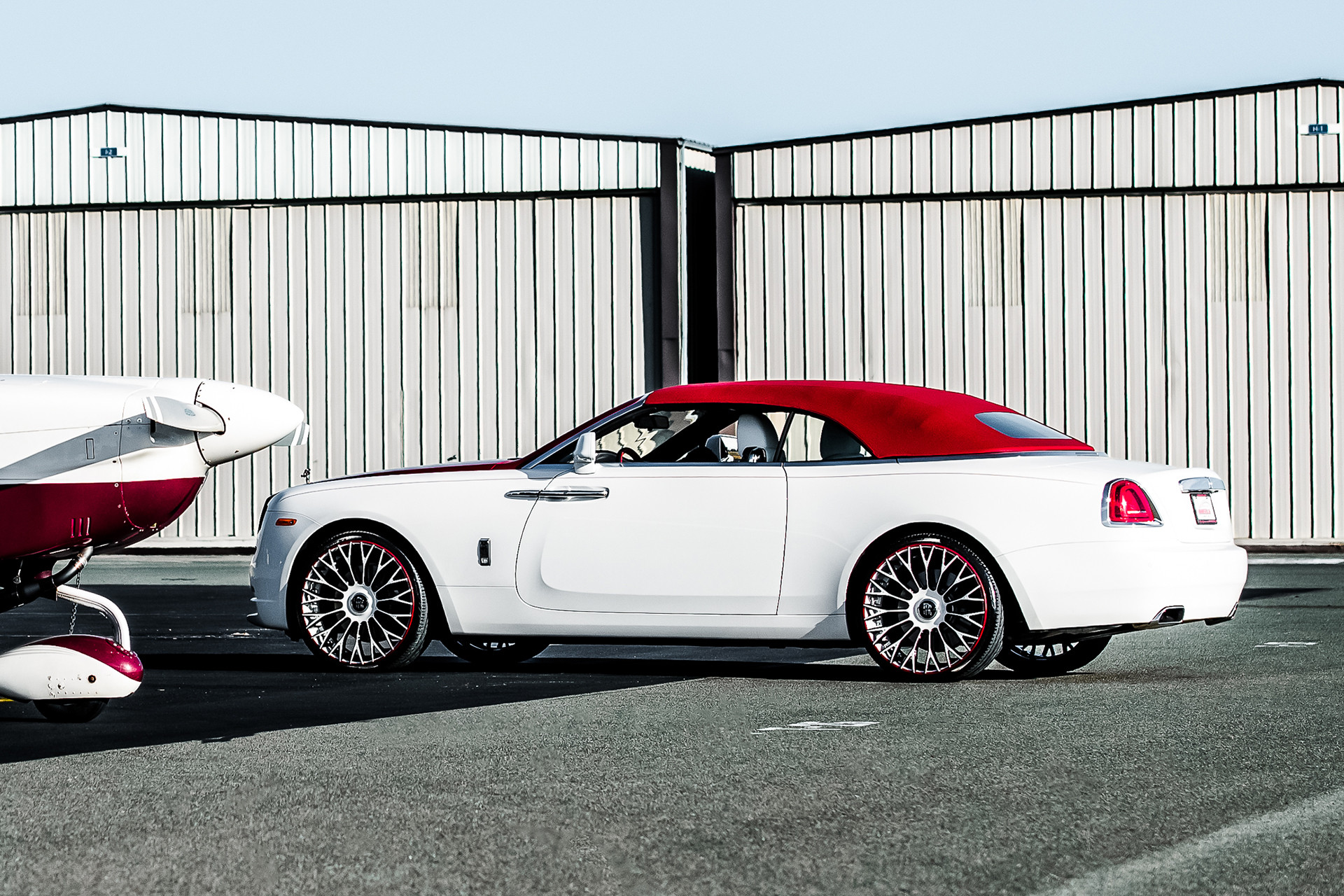 White Rolls Royce Dawn with Forgiato Wheels - Photo by Forgiato