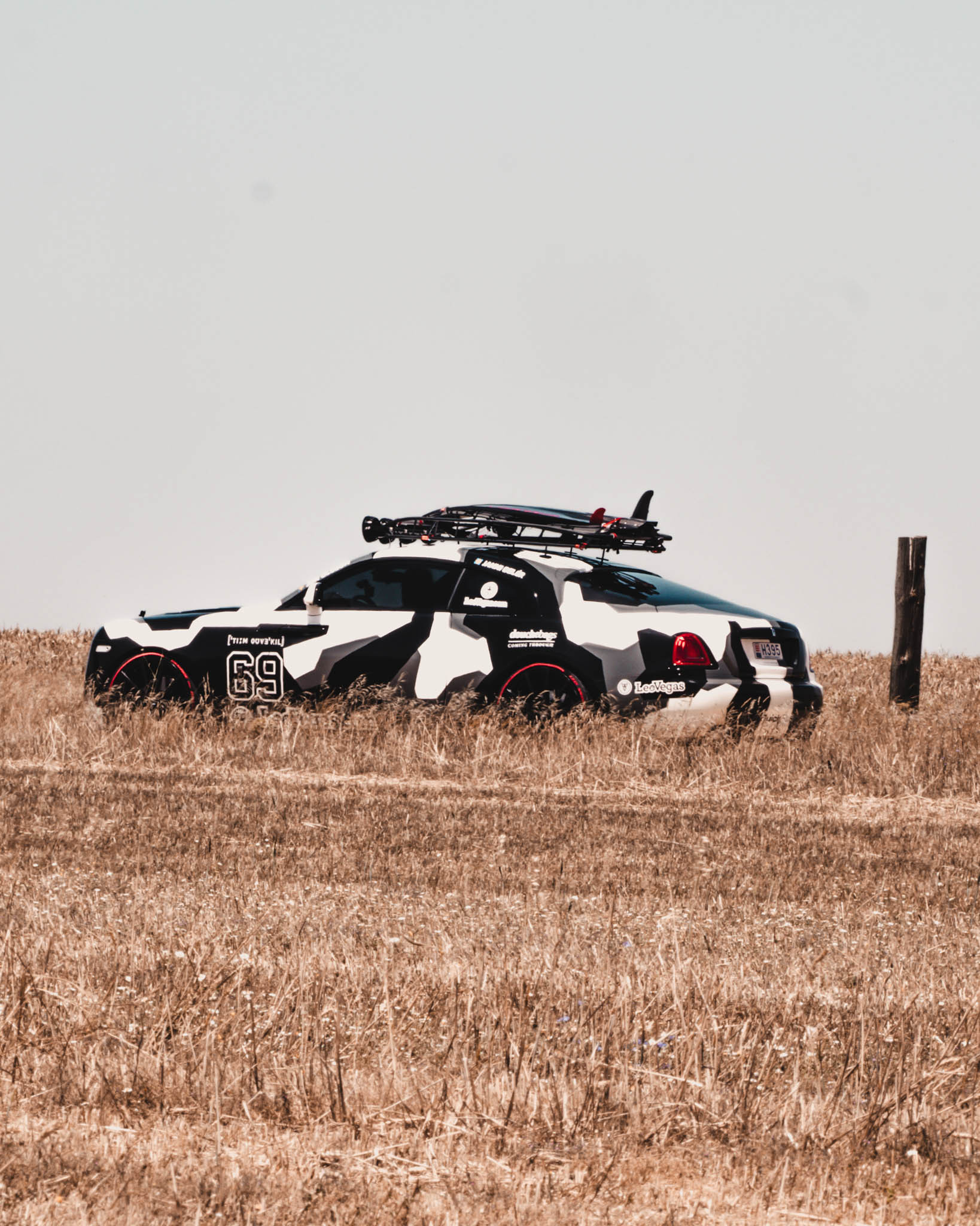 Roof Cage with Custom Lighting on Rolls Royce Wraith - Photo by Jon Olsson
