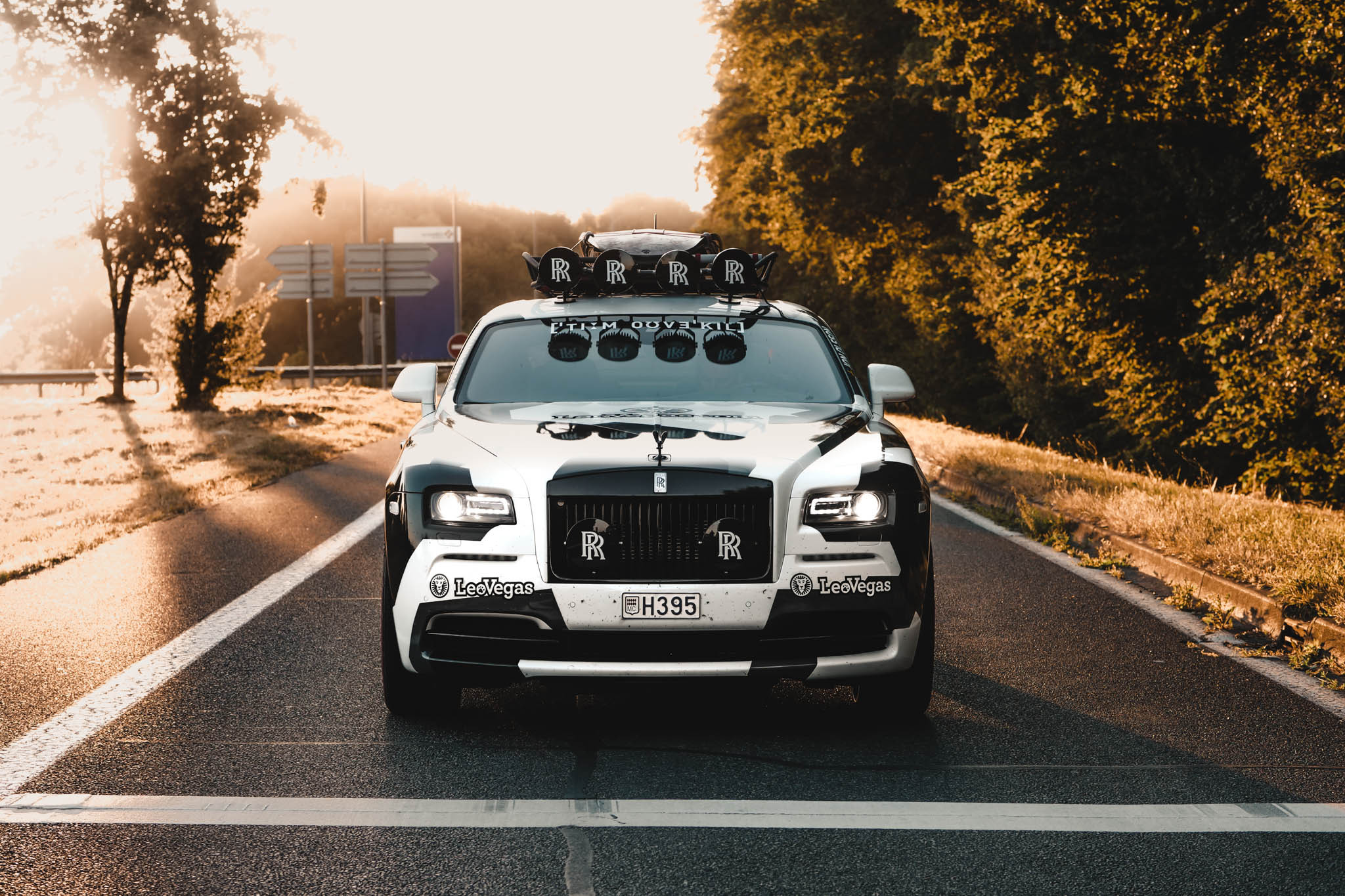 Rolls Royce Wraith with Aftermarket Front Bumper Cover - Photo by Jon Olsson