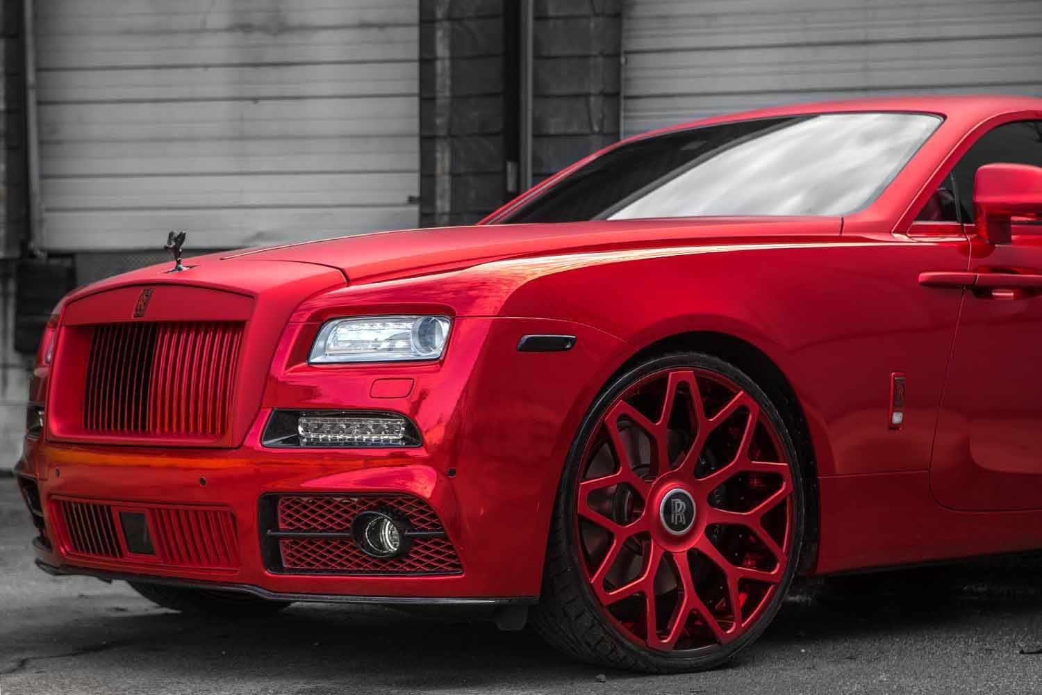 Rolls Royce Wraith Red