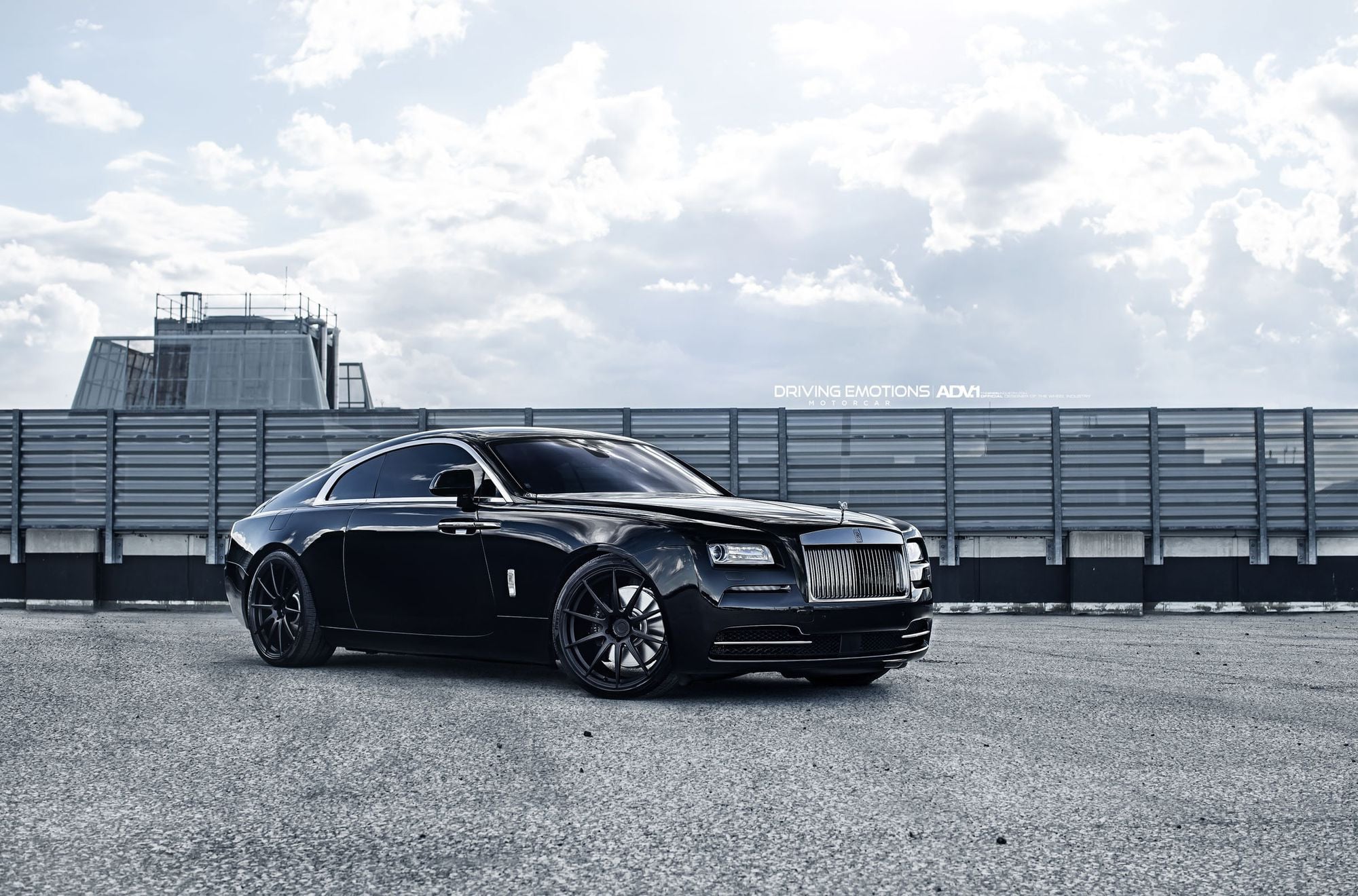 Black Rolls Royce Wraith with Custom Front Bumper - Photo by ADV.1