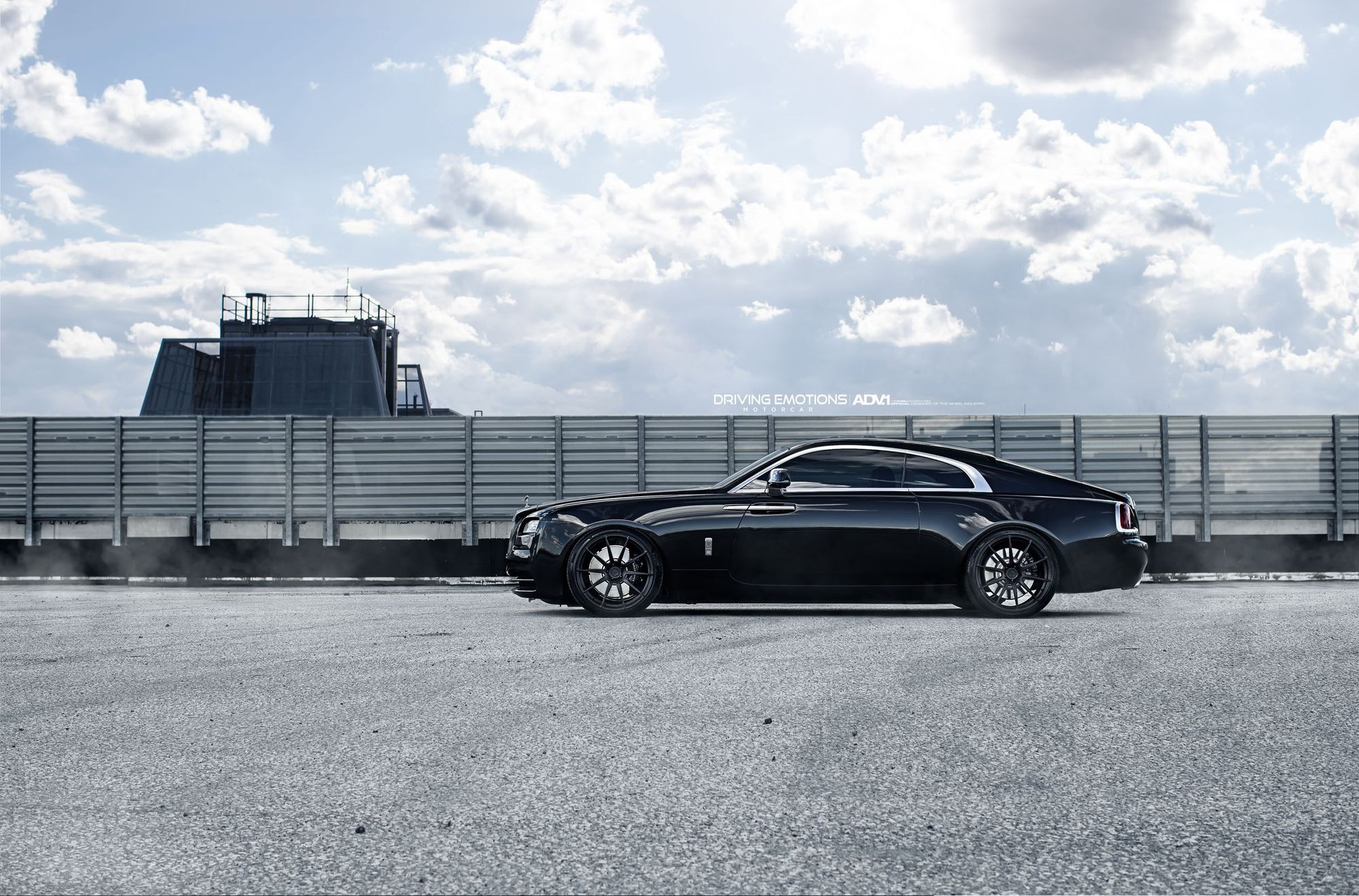 Chrome Trim on Black Rolls Royce Wraith - Photo by ADV.1