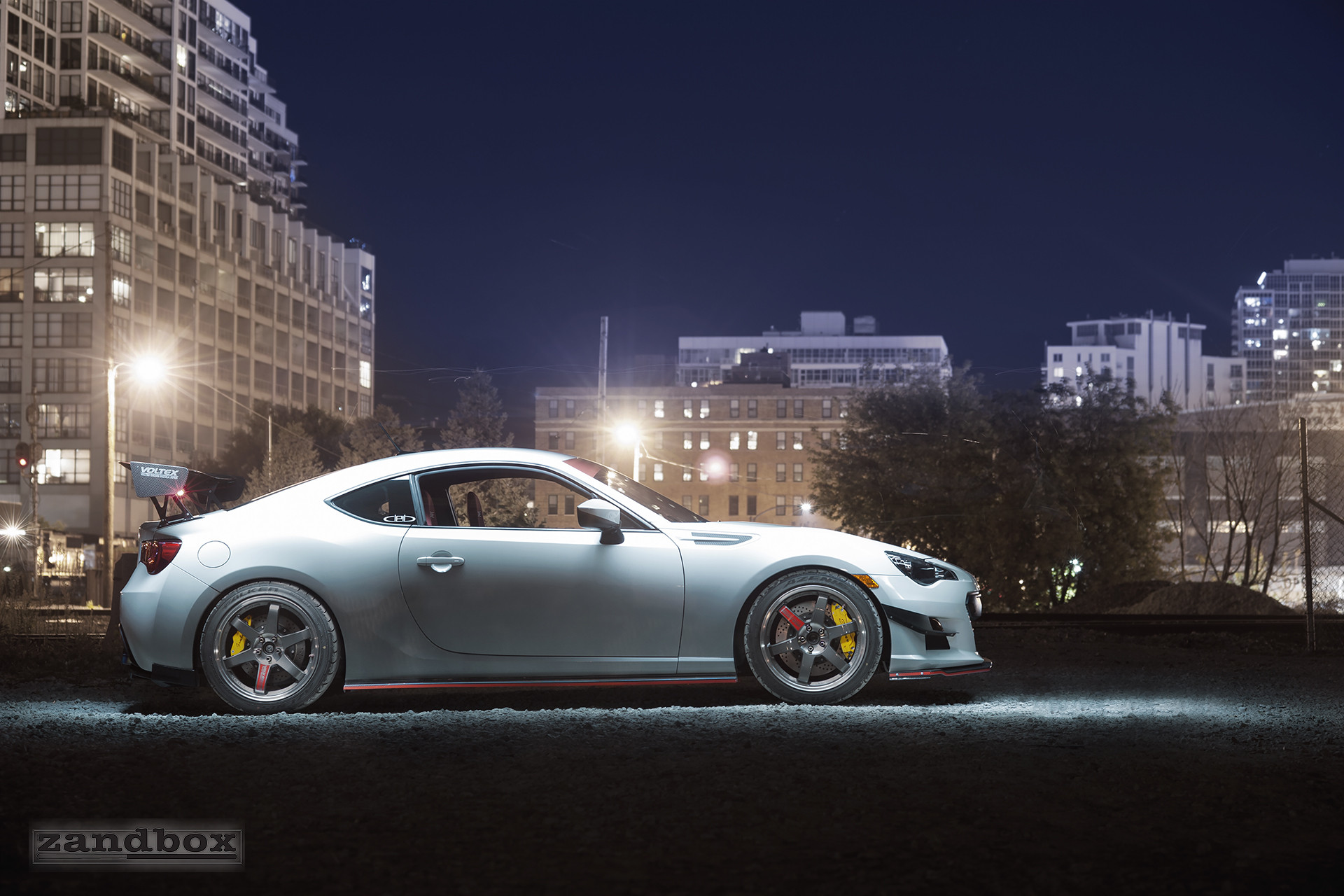 White Subaru BRZ with Falken Tires - Photo by zandbox