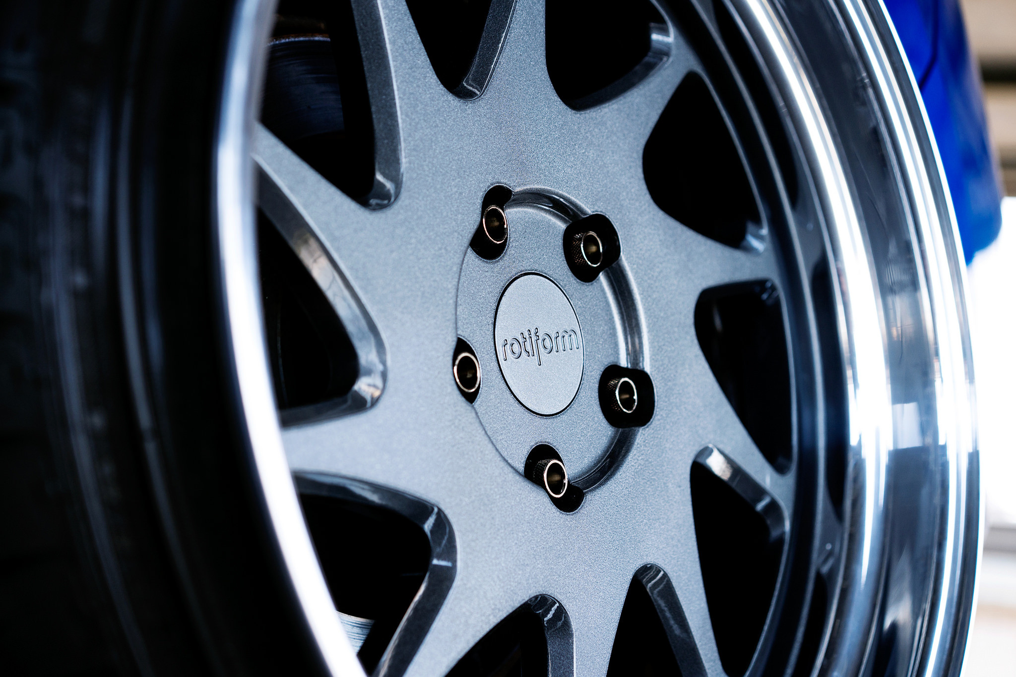 Powdercoated Rotiform Rims - Photo by Rotiform