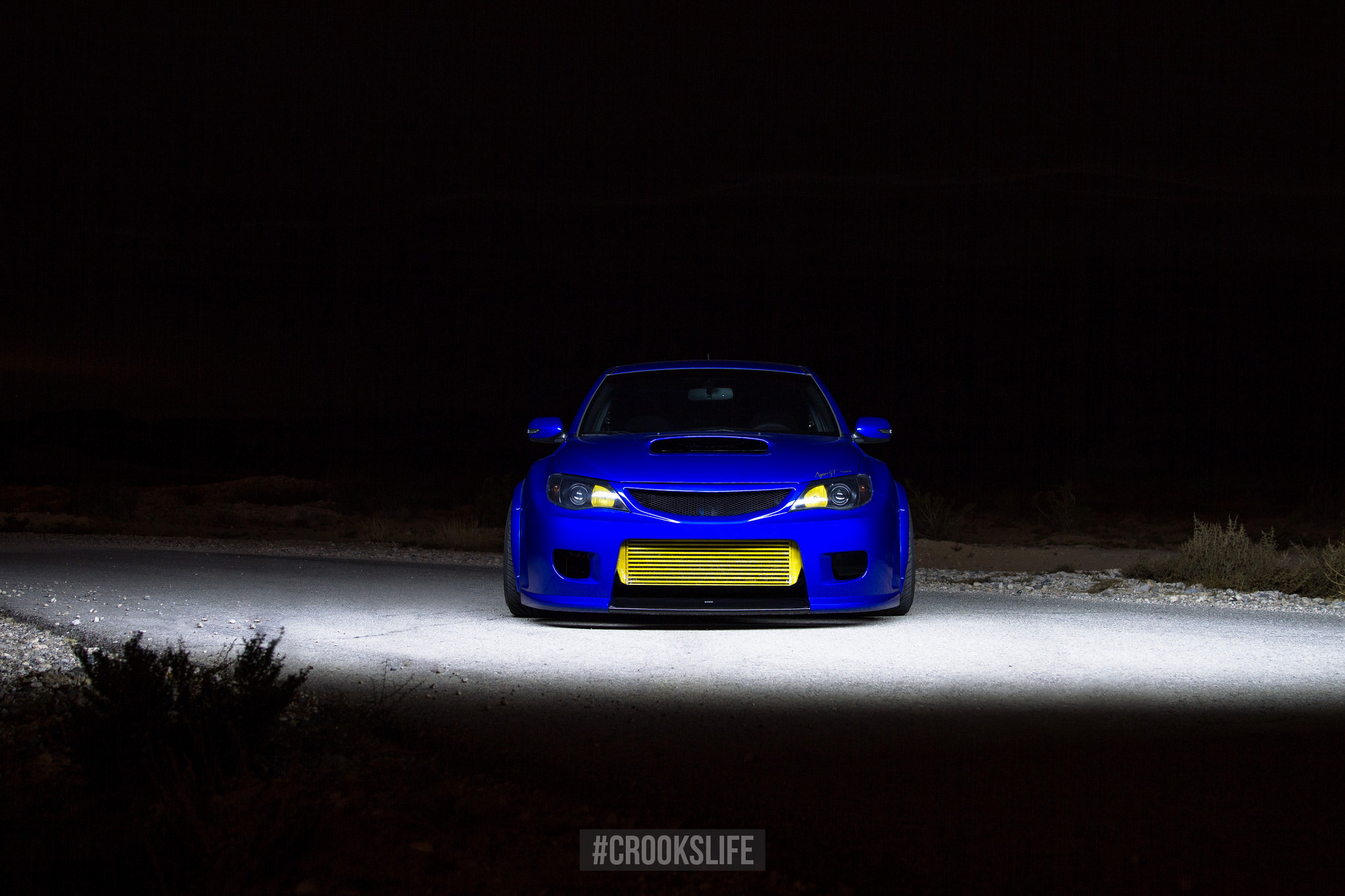 Custom Painted Bumper Grille on Subaru WRX - Photo by Jimmy Crook