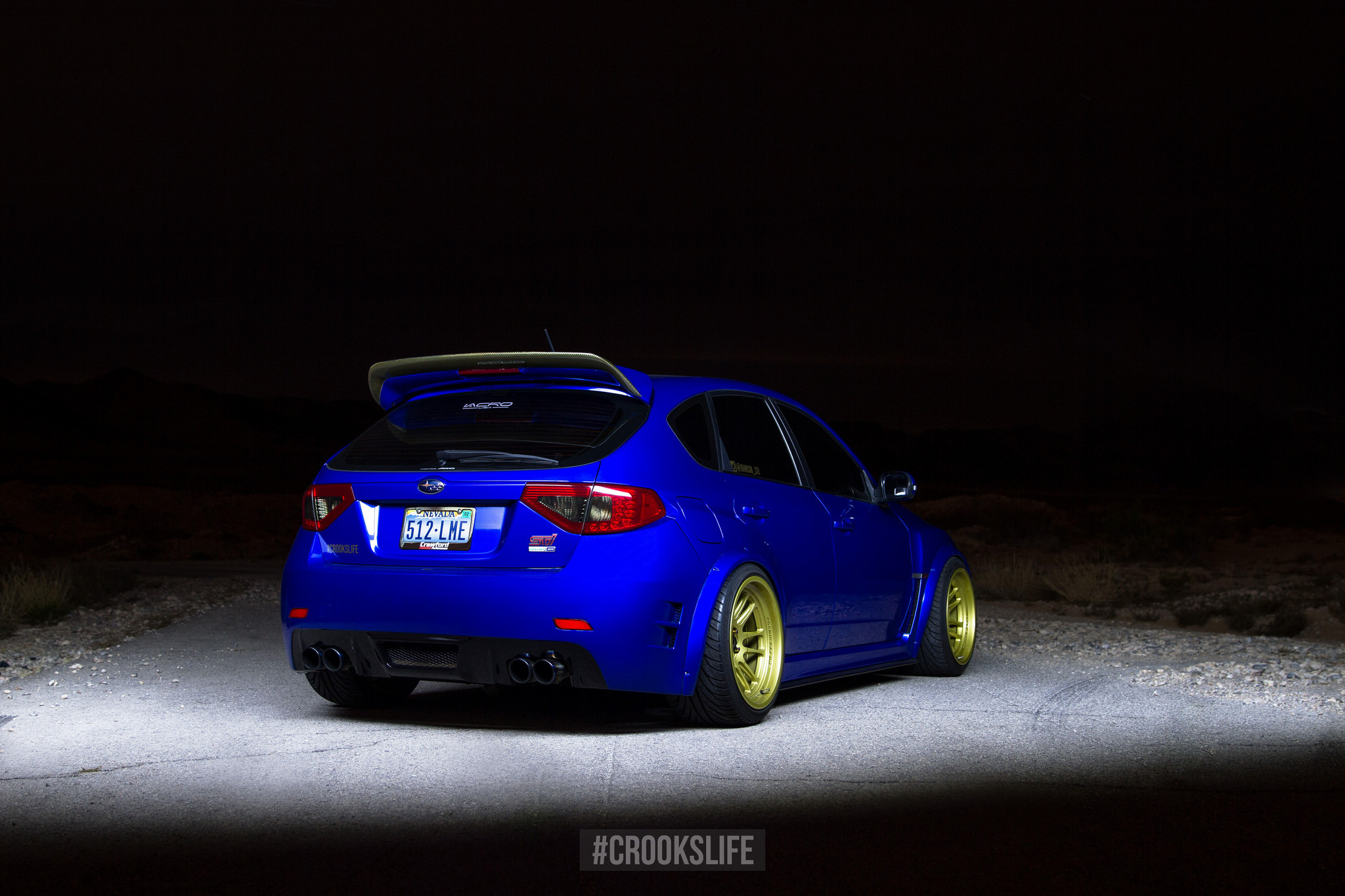 Subaru WRX STI with Carbon Fiber Roofline Spoiler - Photo by Jimmy Crook