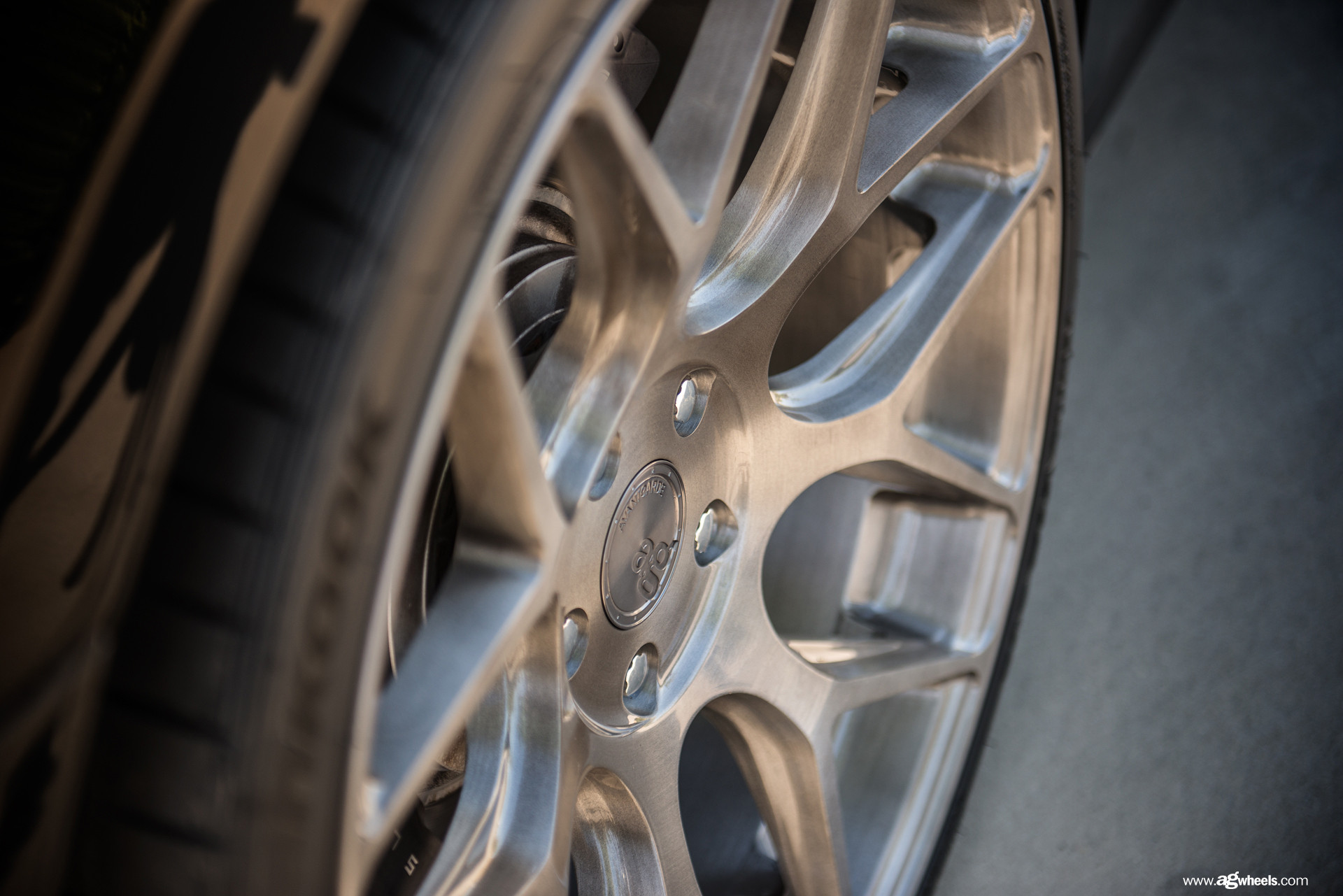 Black Tesla Model-S with Polished Avant Garde Rims - Photo by Avant Garde Wheels