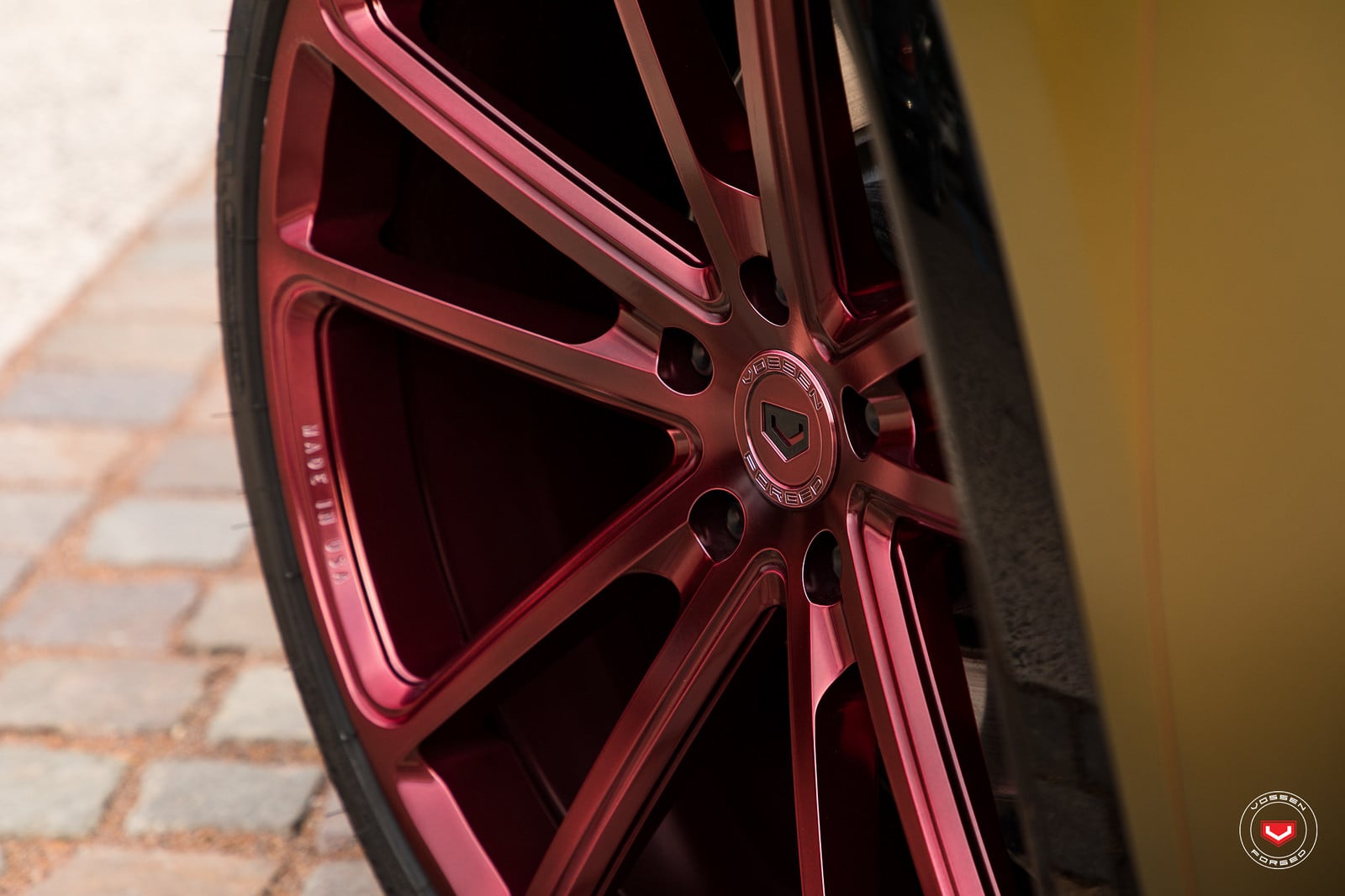 CG Vossen Forged Rims on Chameleon Tesla Model X - Photo by Vossen