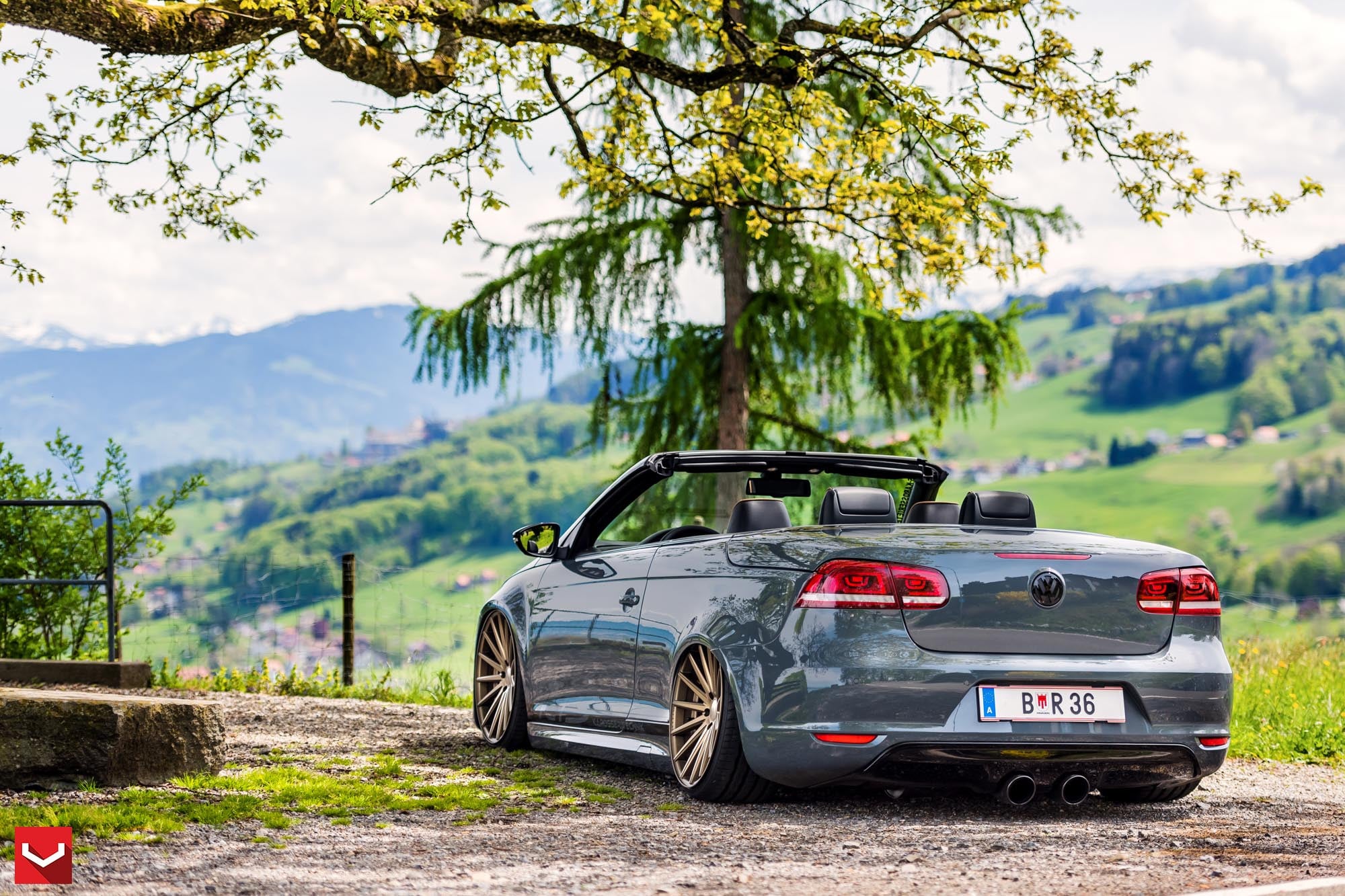 Custom VW EOS with Rear Diffuser - Photo by Vossen