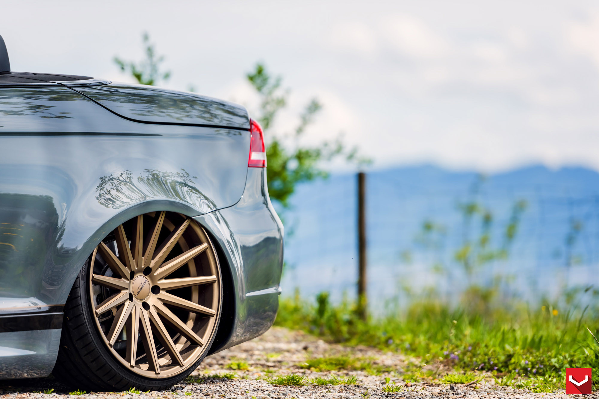 Bronze VFS Vossen Rims on VW EOS - Photo by Vossen
