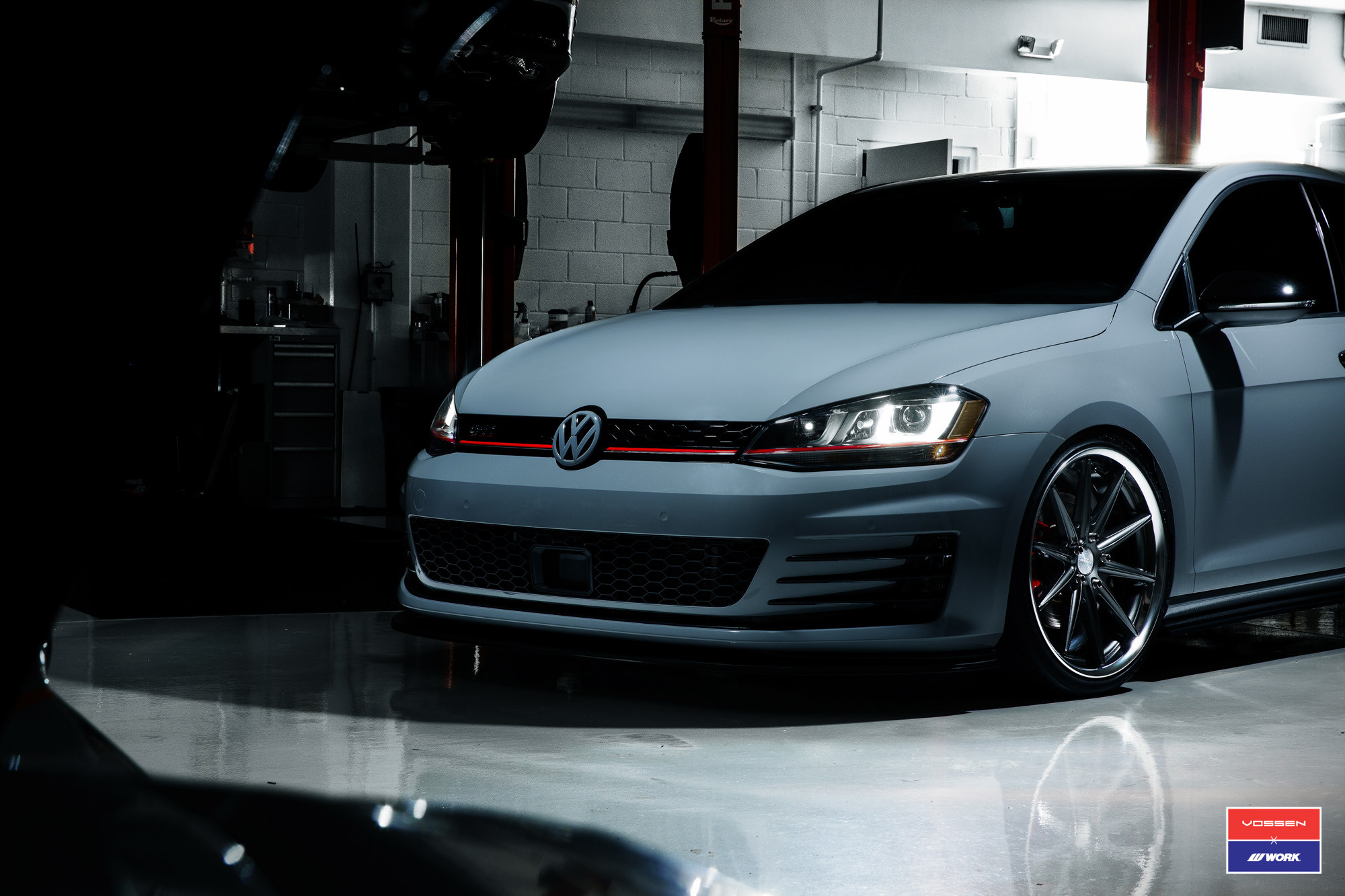 Golf GTi Red Stripe - Photo by Vossen