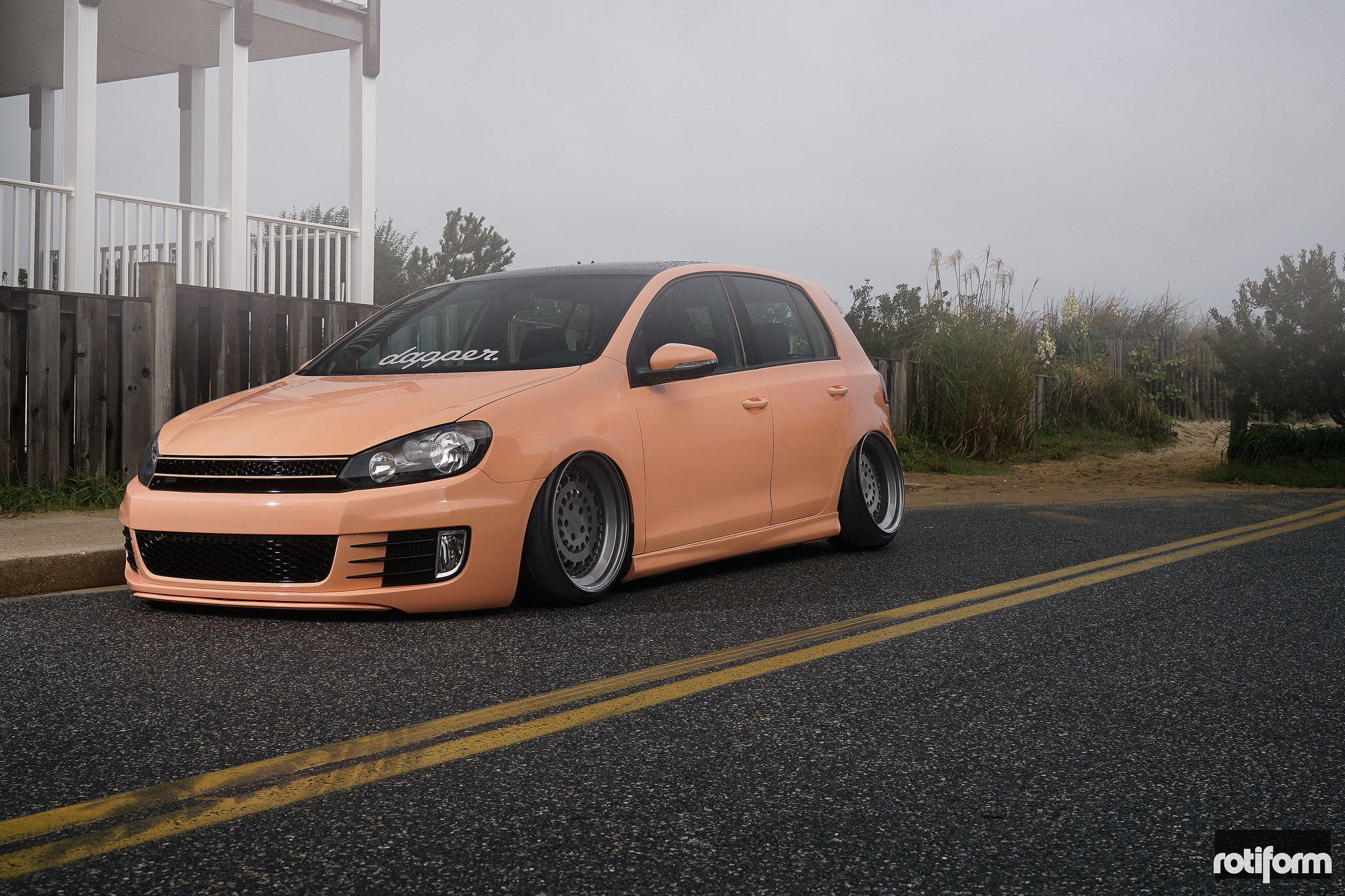 VAG Candy - VW Golf MK6 on Rotiforms - Photo by Rotiform